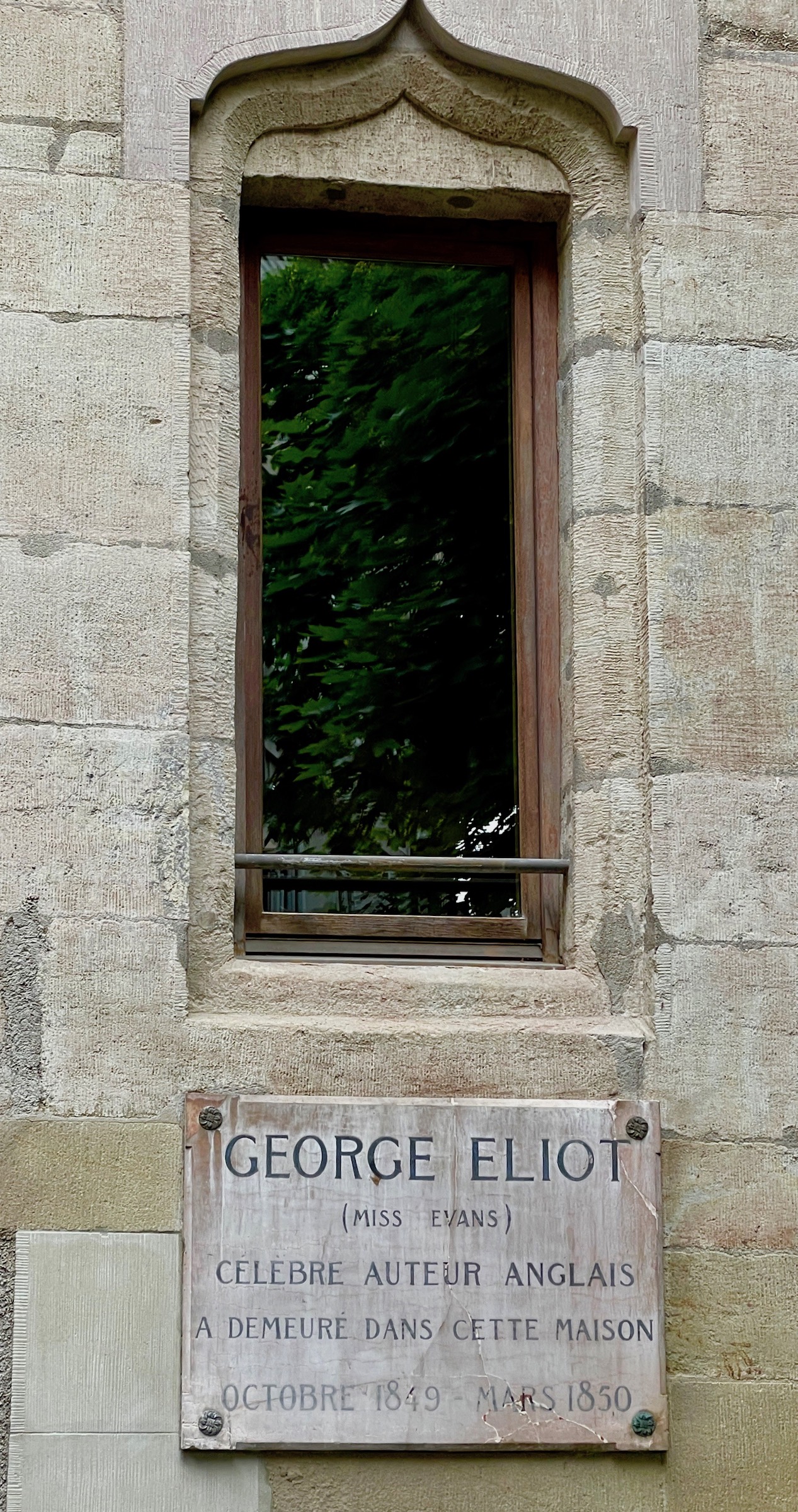 George Eliot Lived in Old Town Geneva