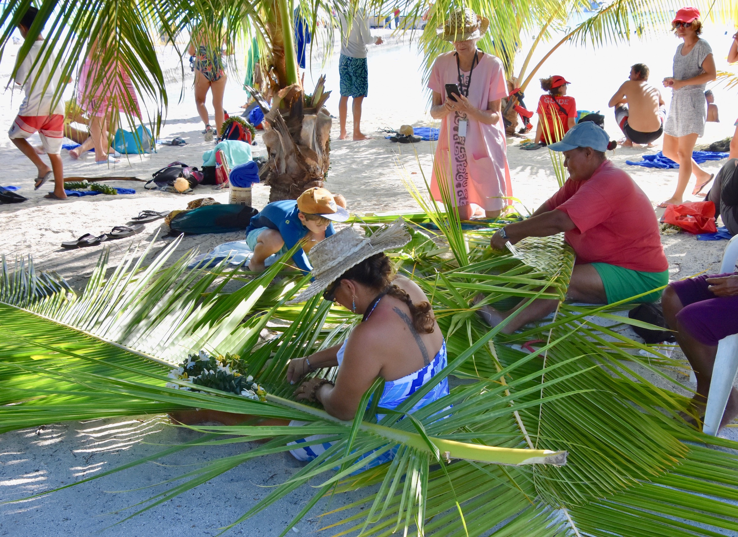 Palm Weaving on Kauehi