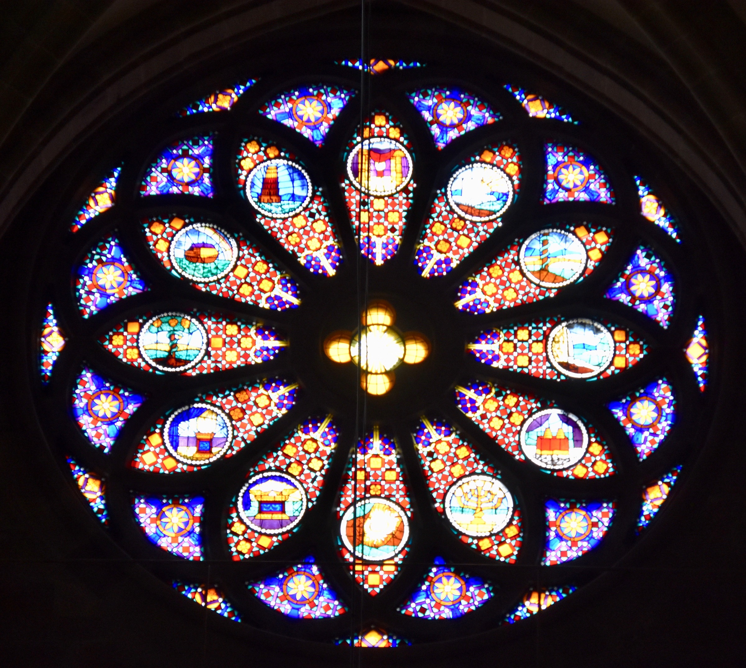 Old Town Geneva Rose Window