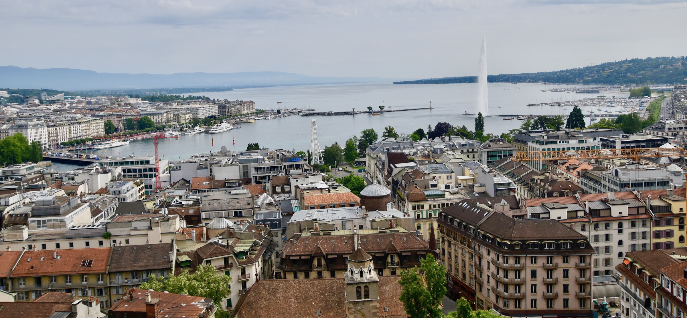 View from St. Peter's Cathedral, Old Town Geneva
