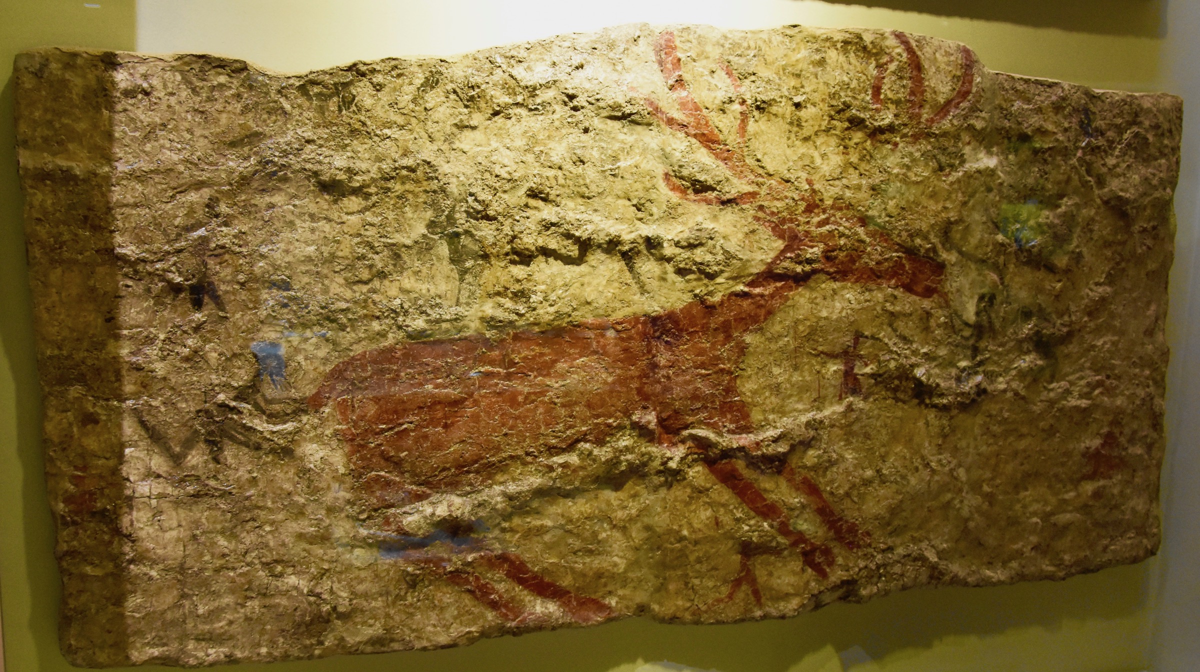 Wall Painting from Catalhoyuk, Museum of Anatolian Civilizations