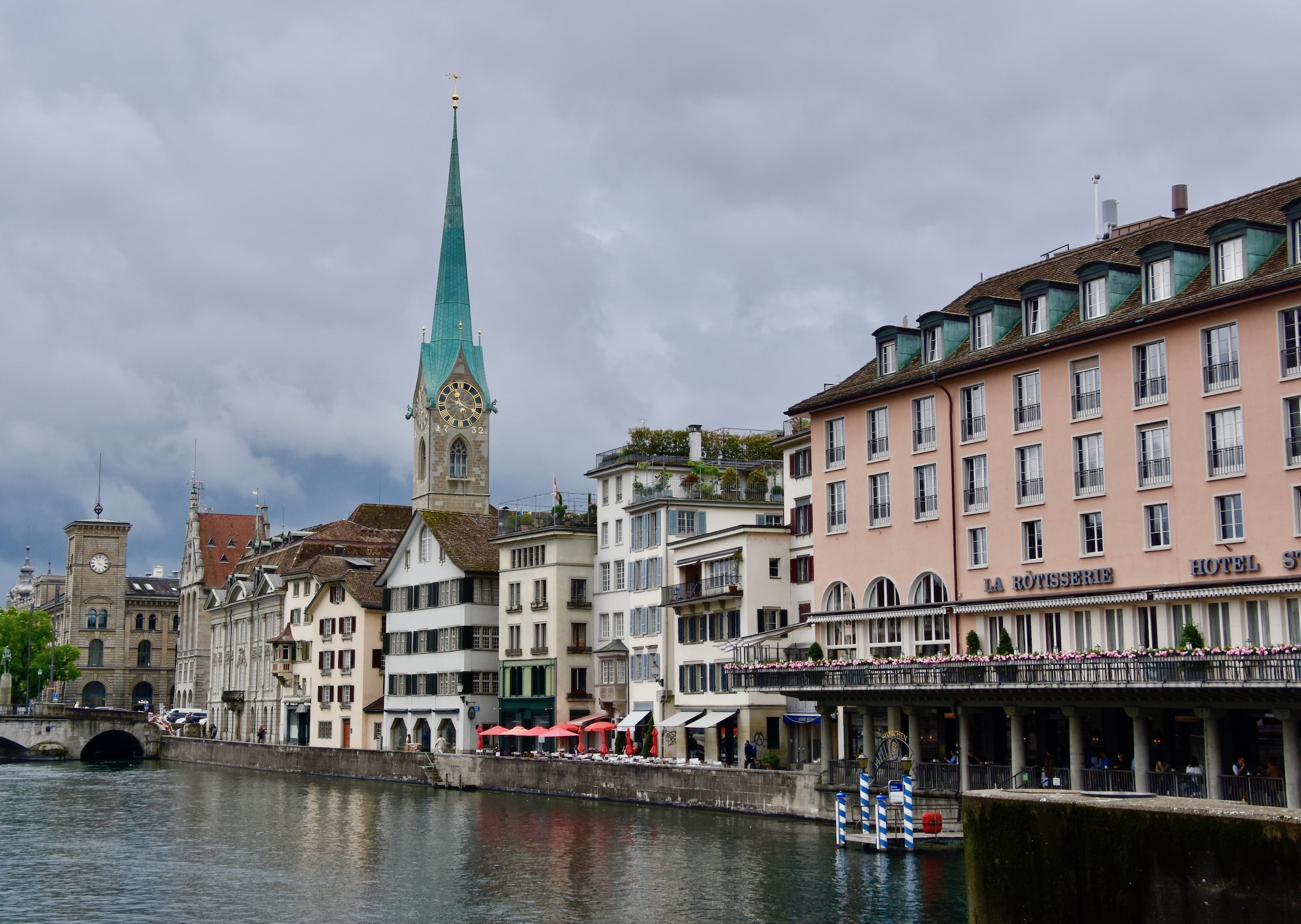 View of Fraumunster, Zurich