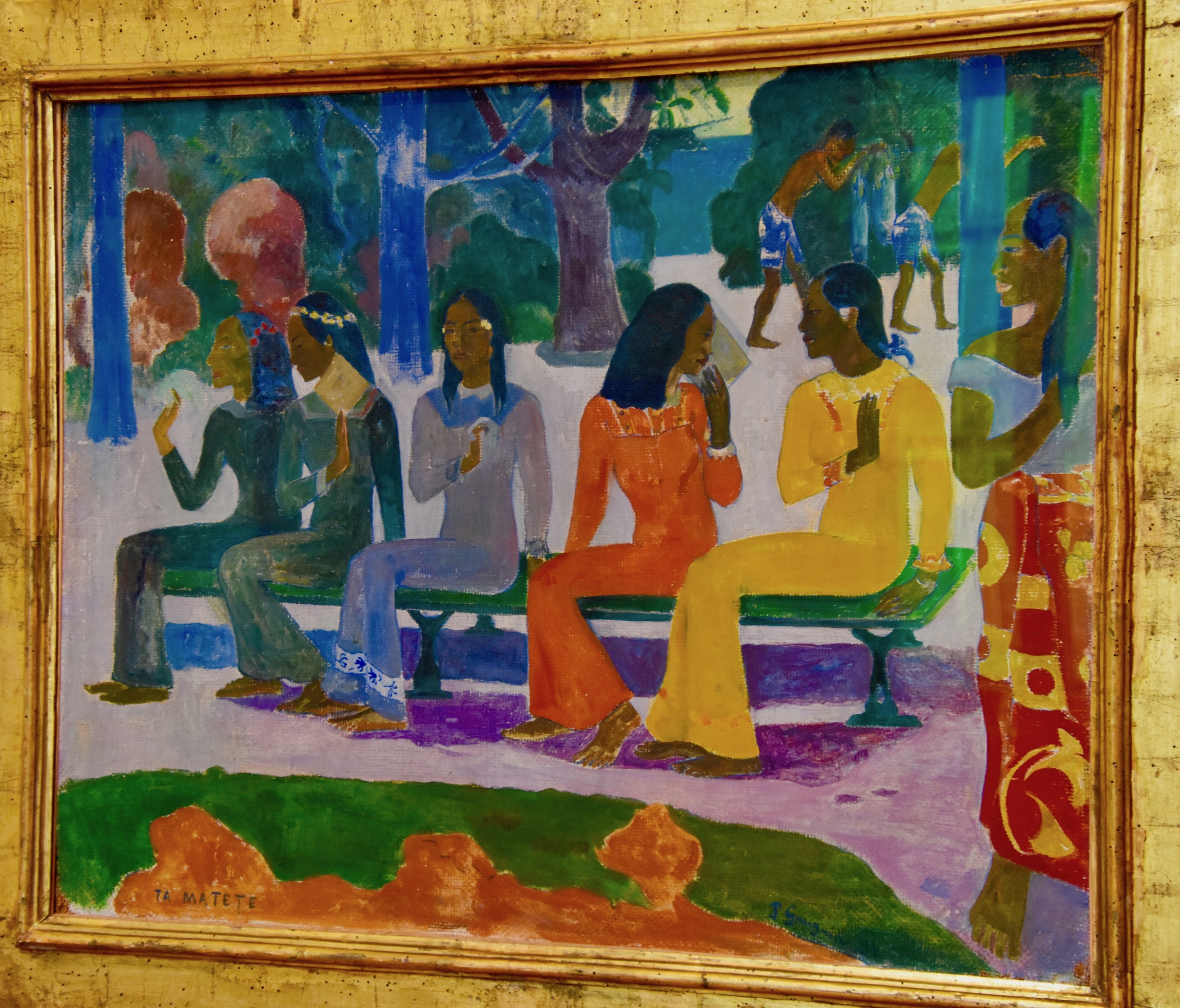 Gauguin - The Market, Kunstmuseum Basel