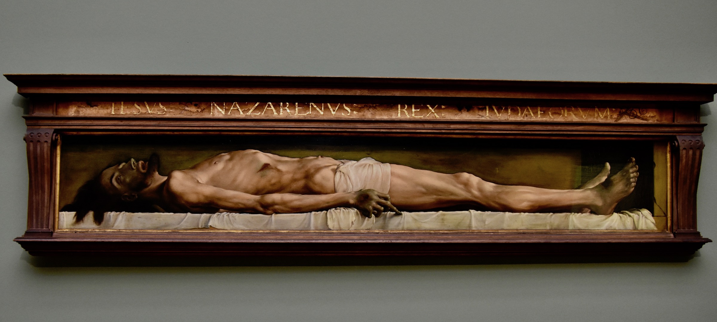 Hans Holbein - Dead Christ in his Tomb, Kunstmuseum Basel