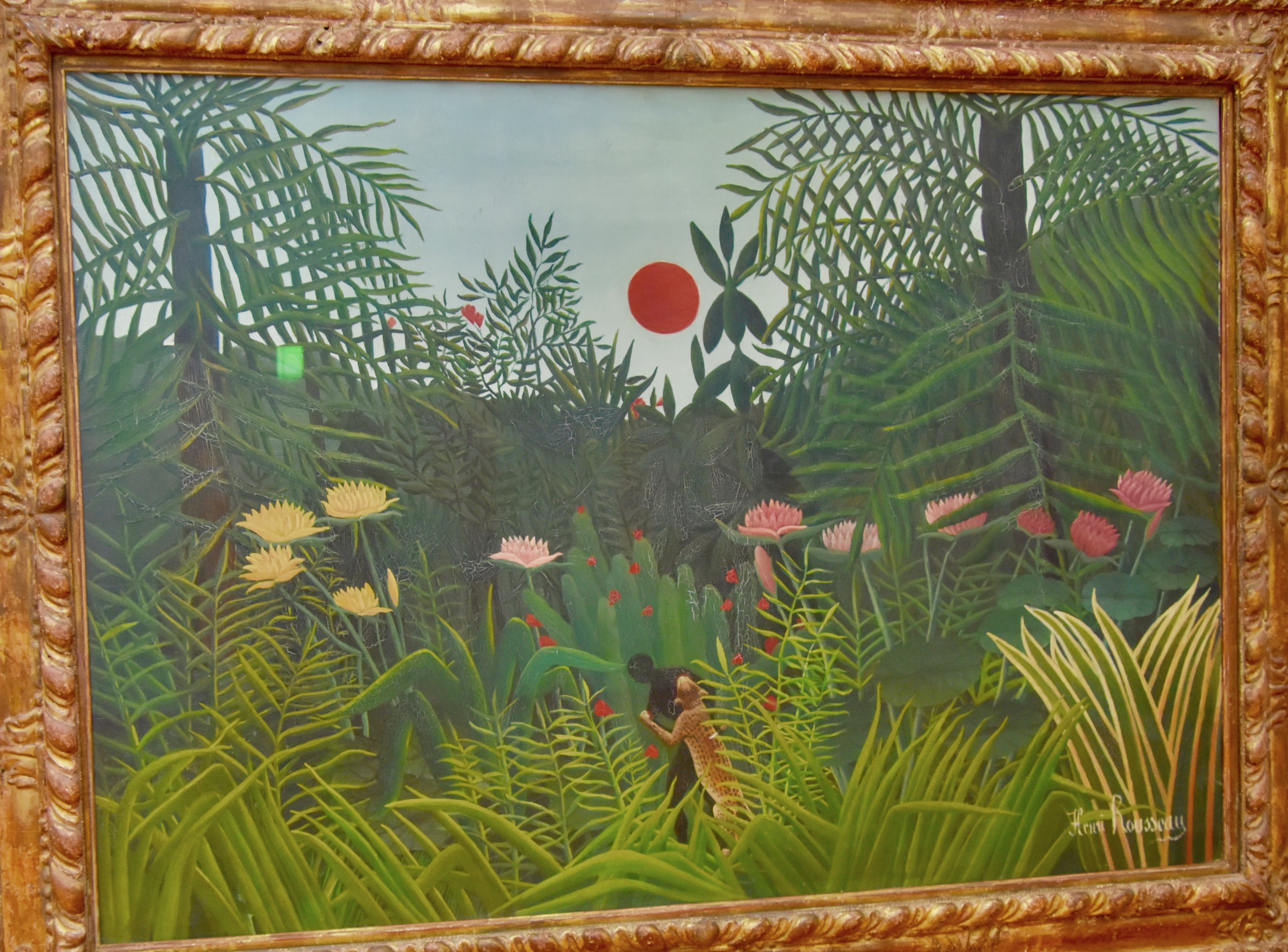 Rousseau - Sunset in the Jungle, Kunstmuseum Basel