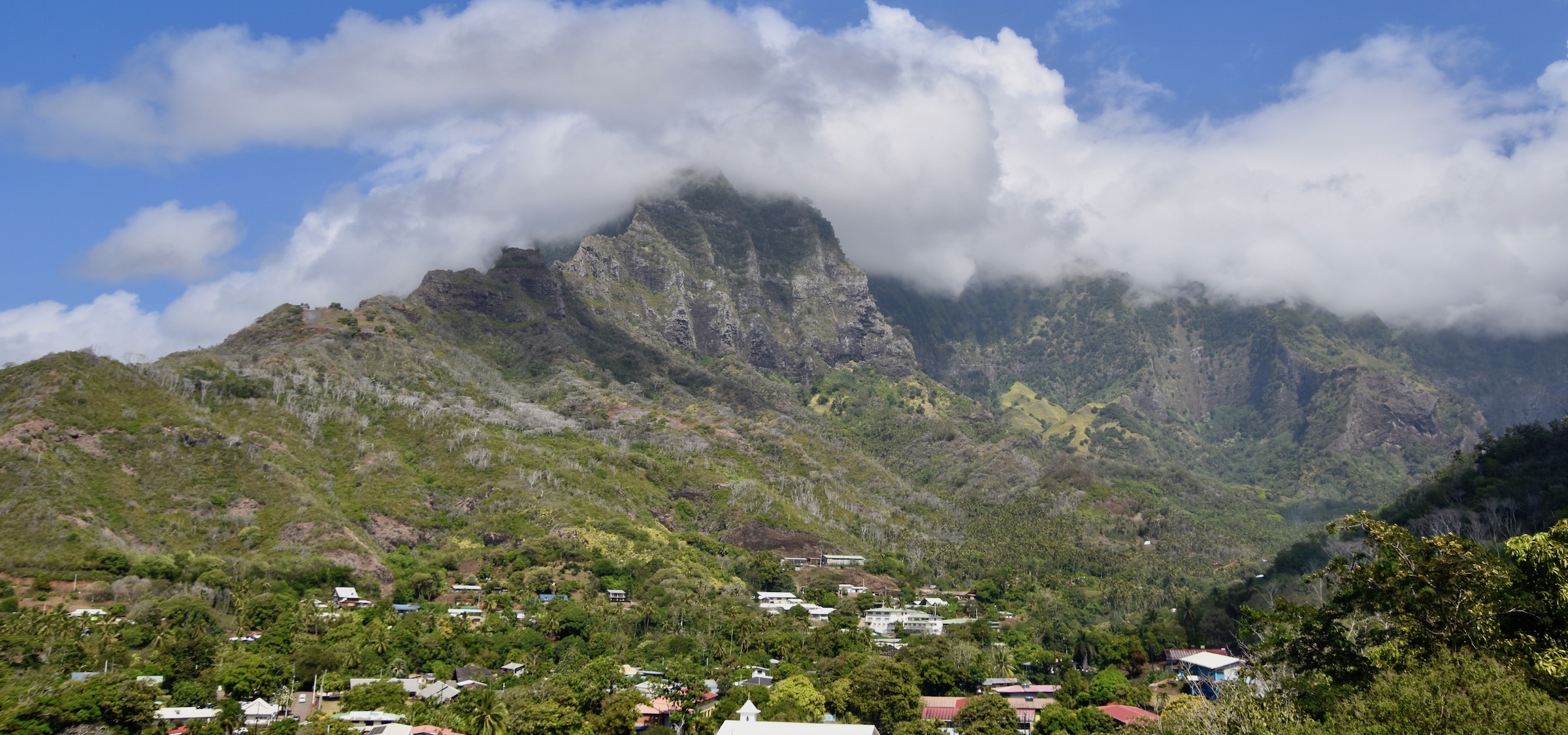 View from the Cemetery on Hiva Oa