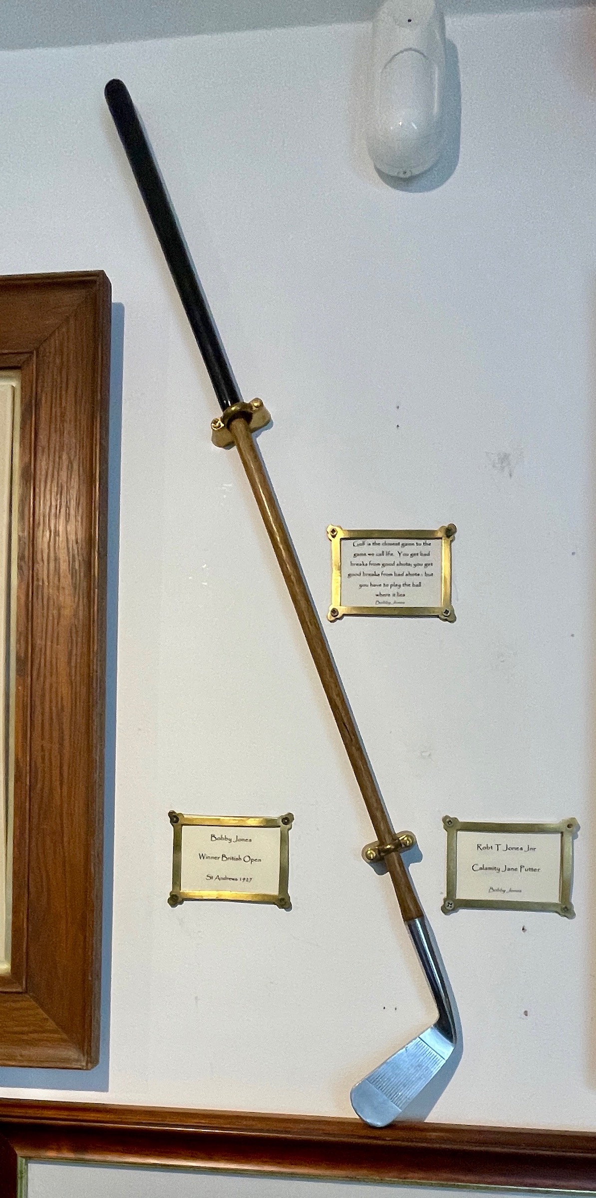 Bobby Jones Putter, Nairn Archives