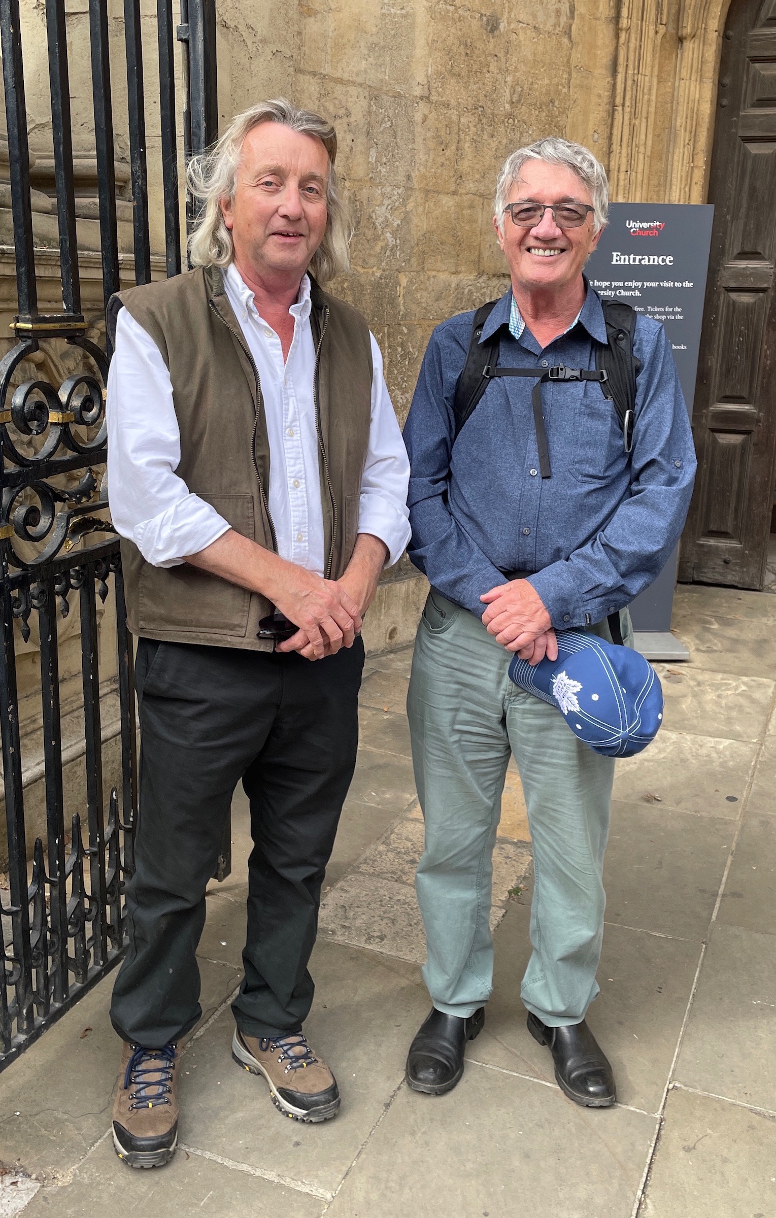 With Andrew Parker in Oxford