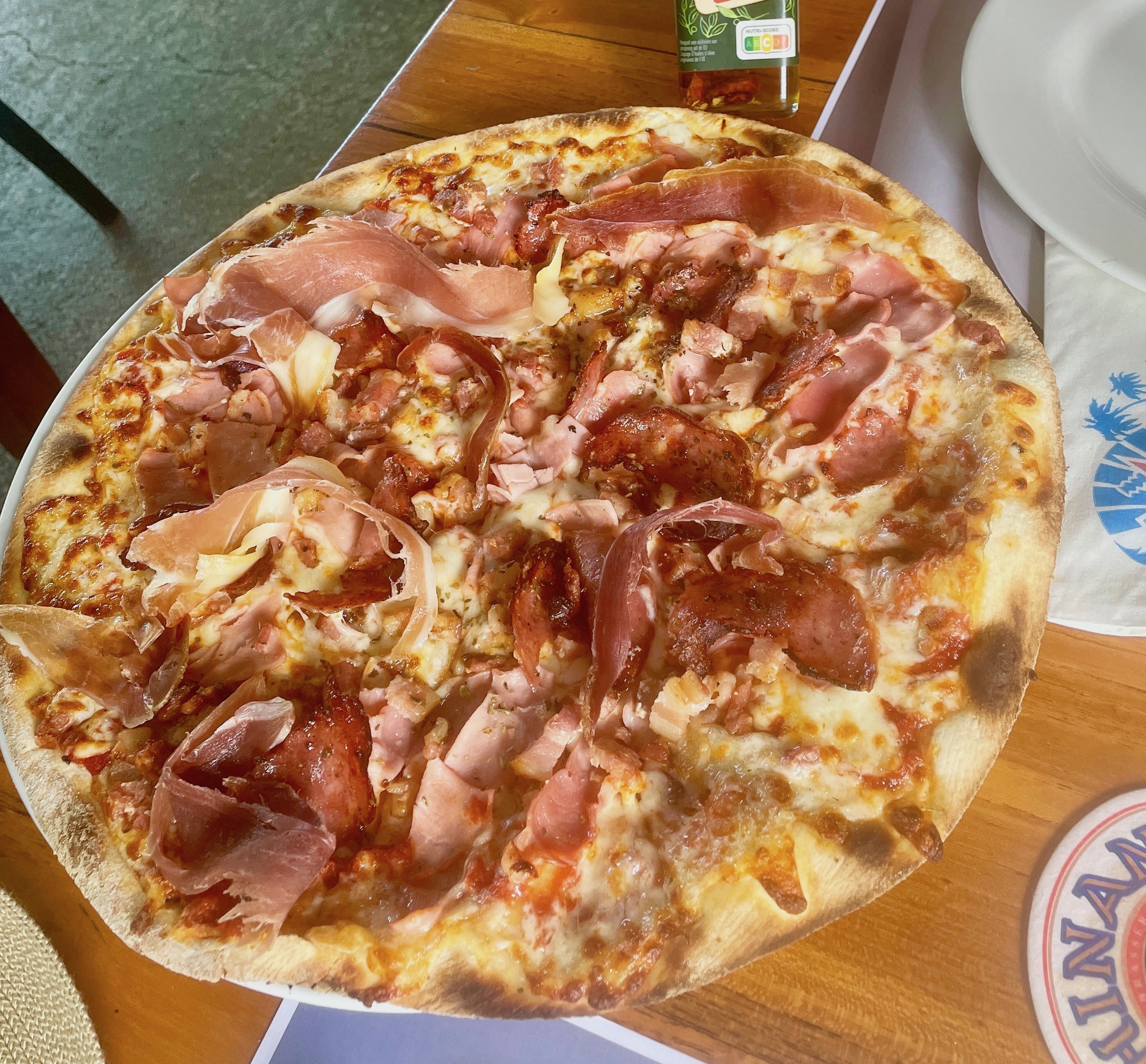 Charcuterie Pizza, Lucky House, Bora Bora