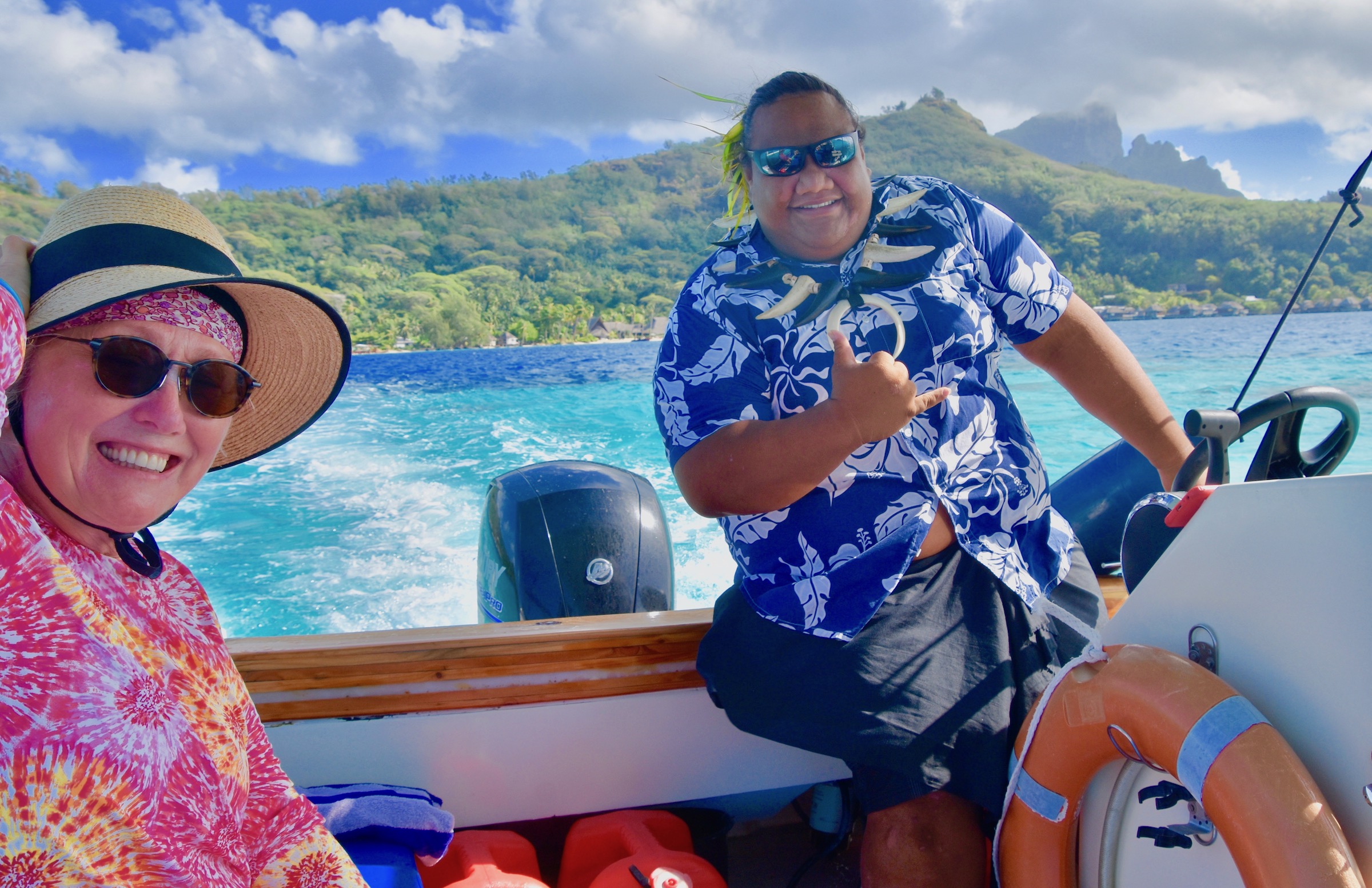 Captain Mike of the Bora Bora boat Trip