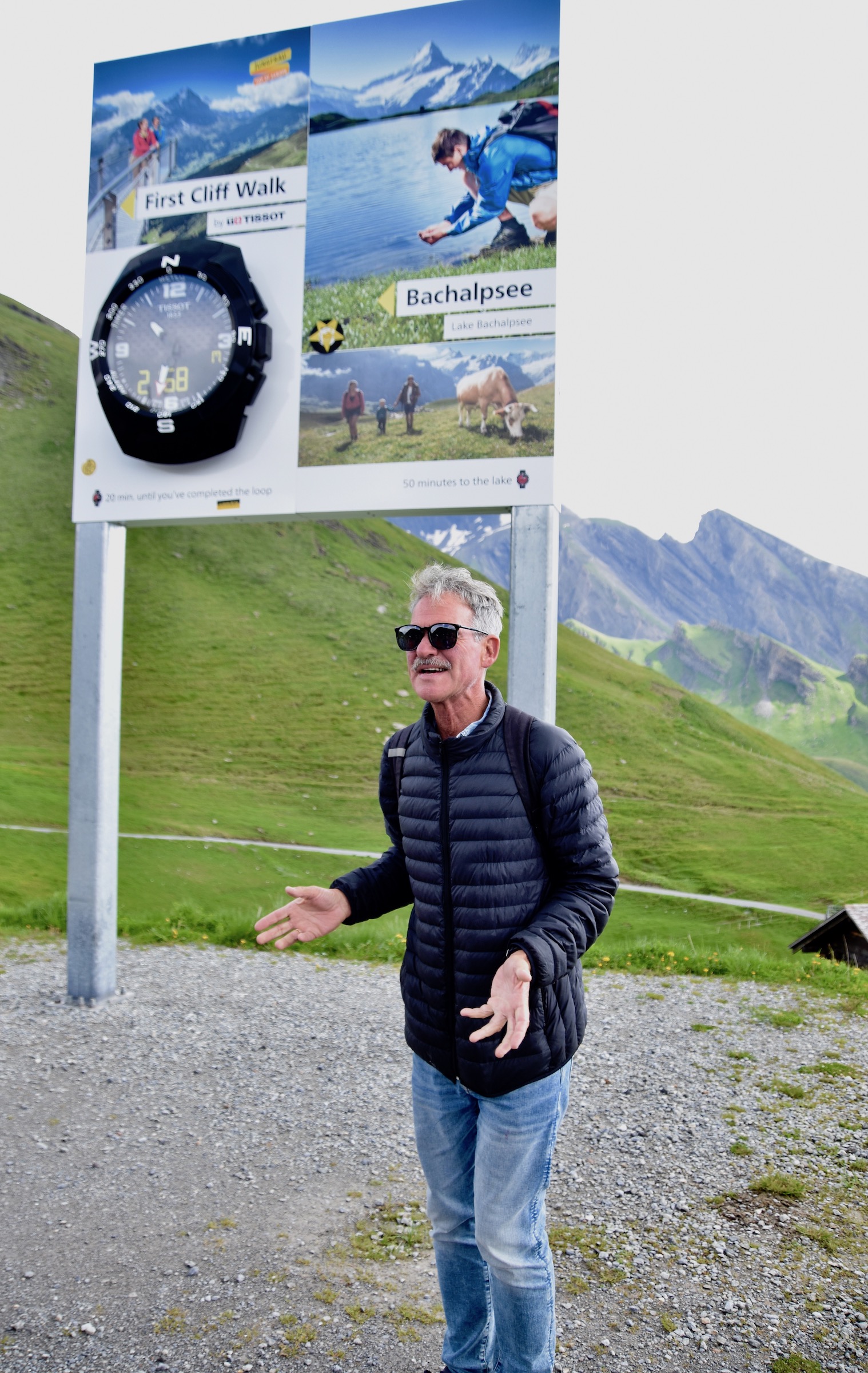 Victor Explains the Options atop Grindelwald-First Gondola