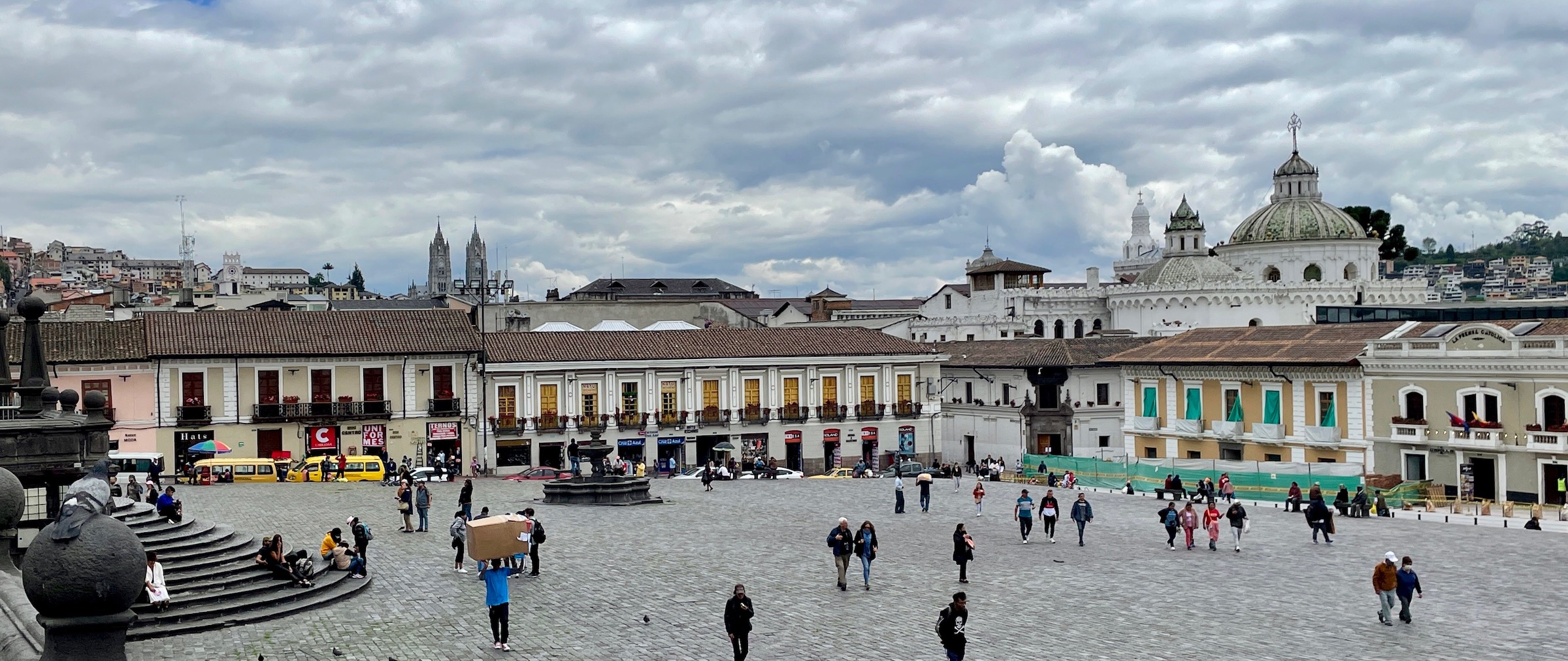 View from San Francisco Terrace, Quito