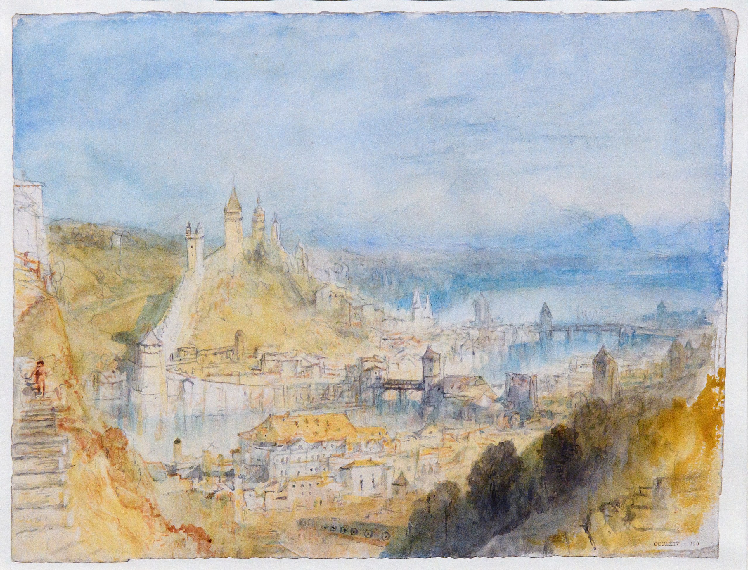 William Turner - Lucerne from the Walls