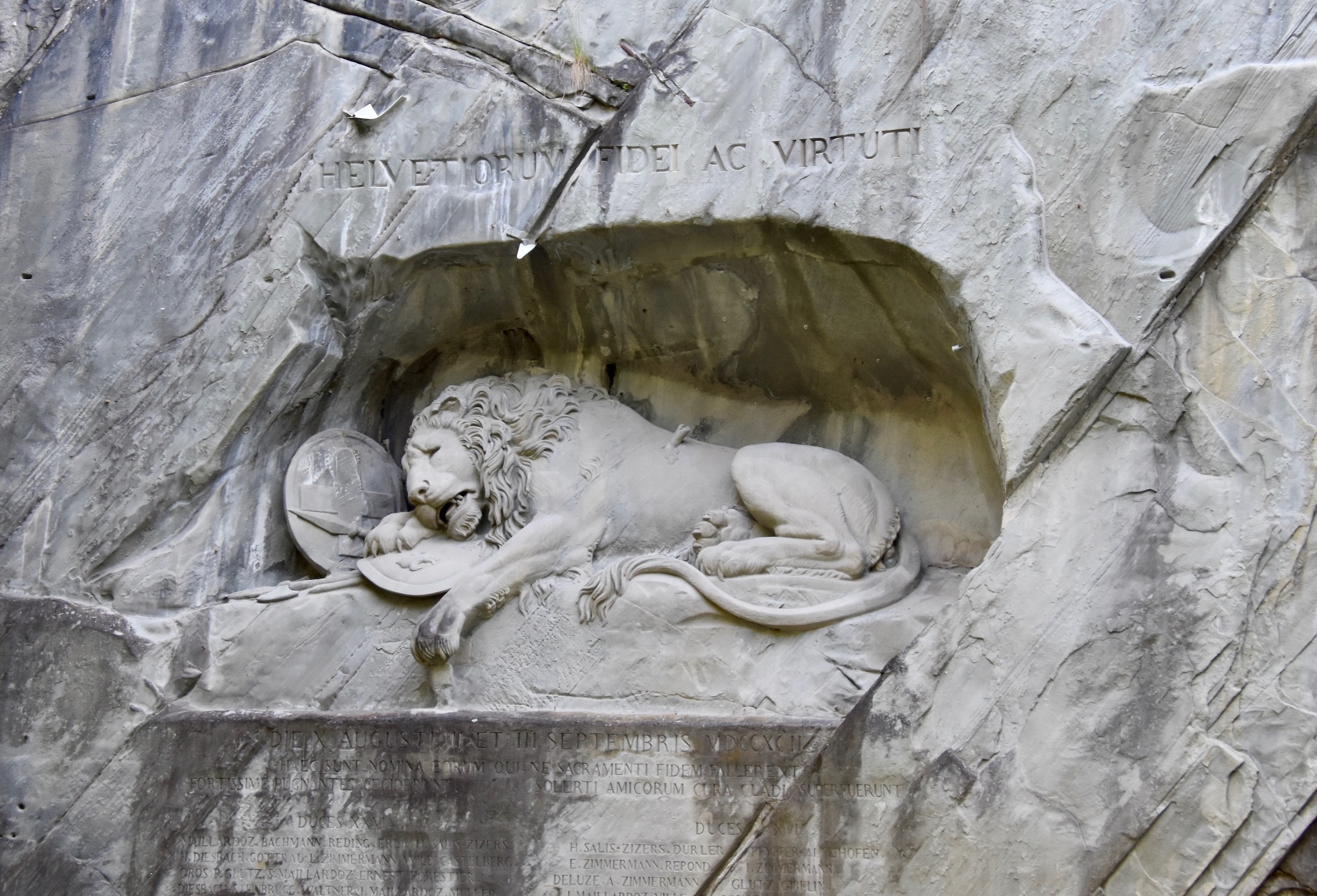 Exploring Lucerne - The Lion of Lucerne