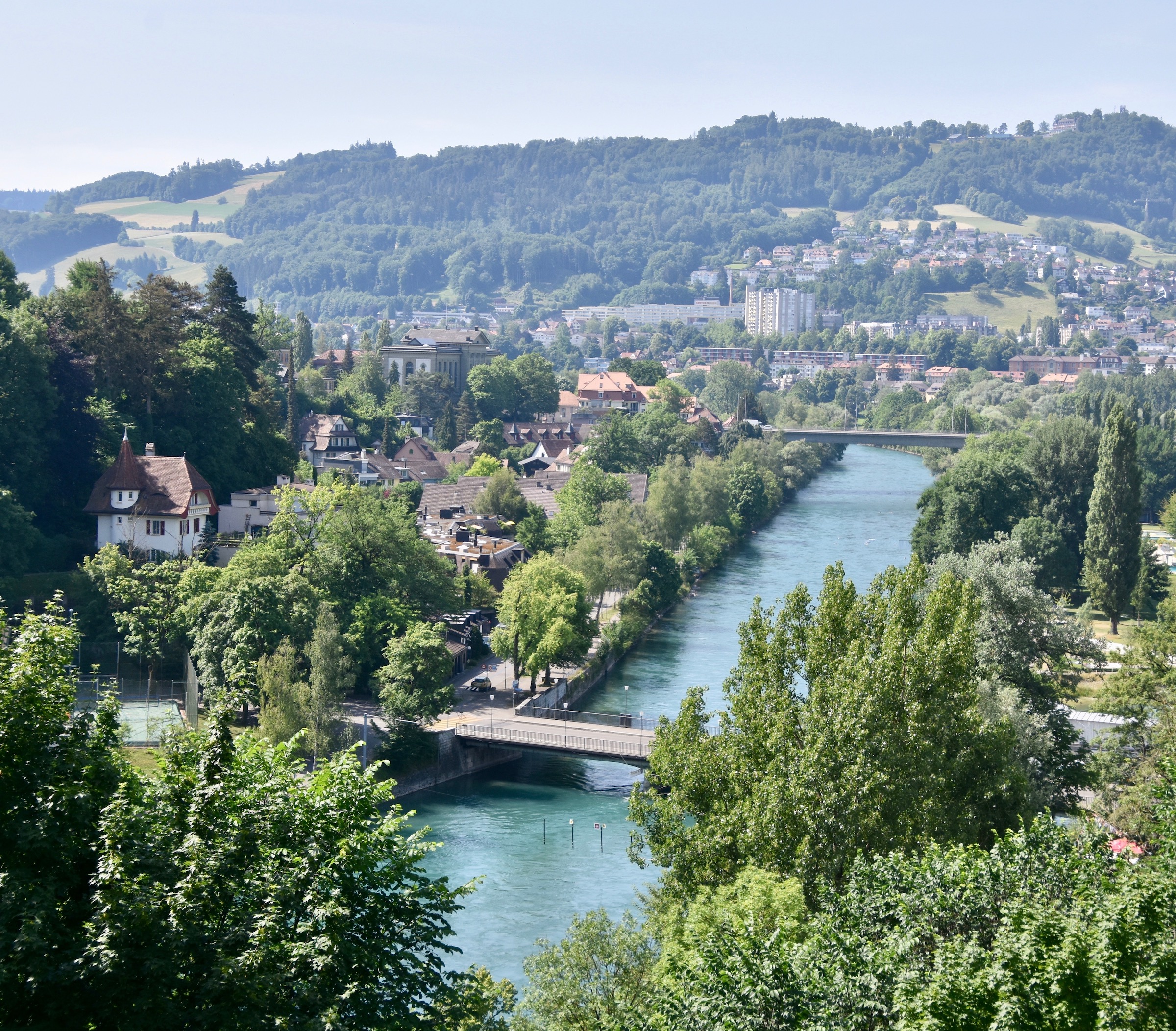 Aare River from the Upper Park, Bern