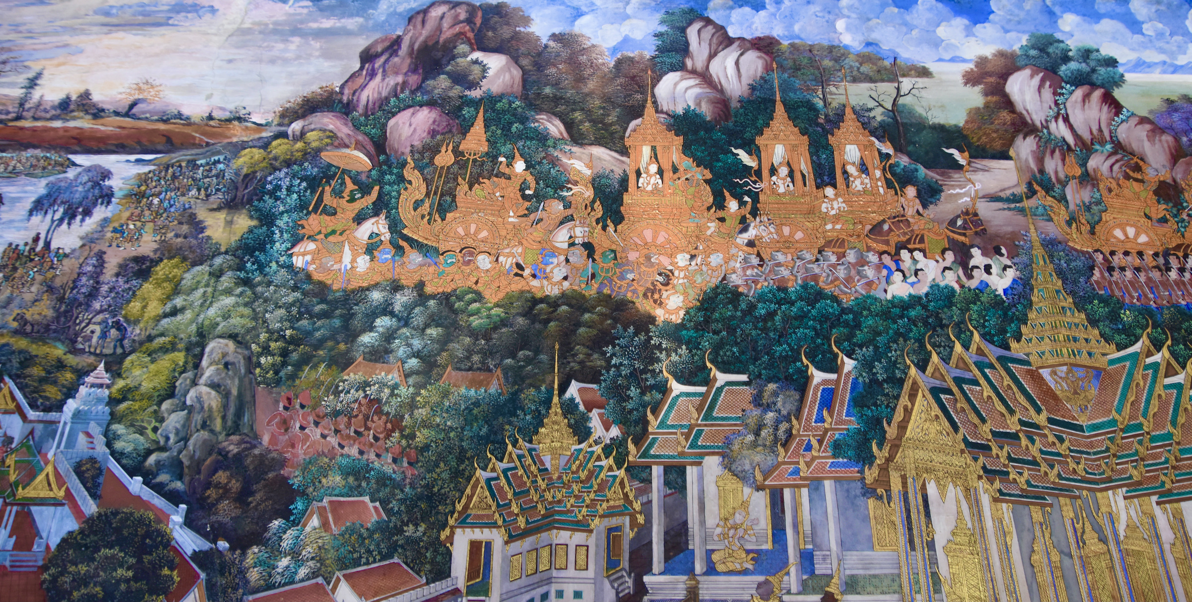 Ramakien Mural, Grand Palace of Bangkok