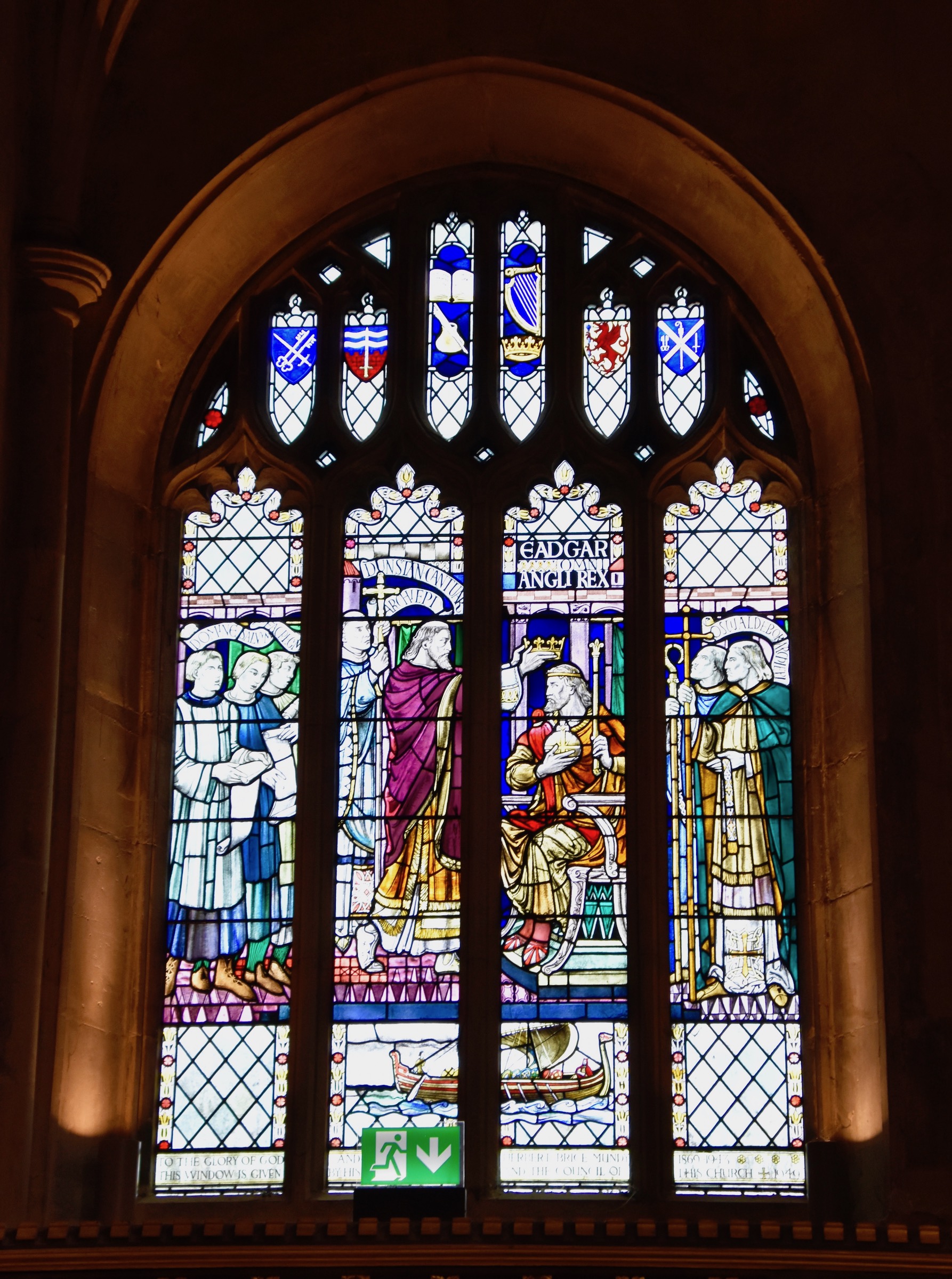 Edgar Coronation Window, Bath Abbey