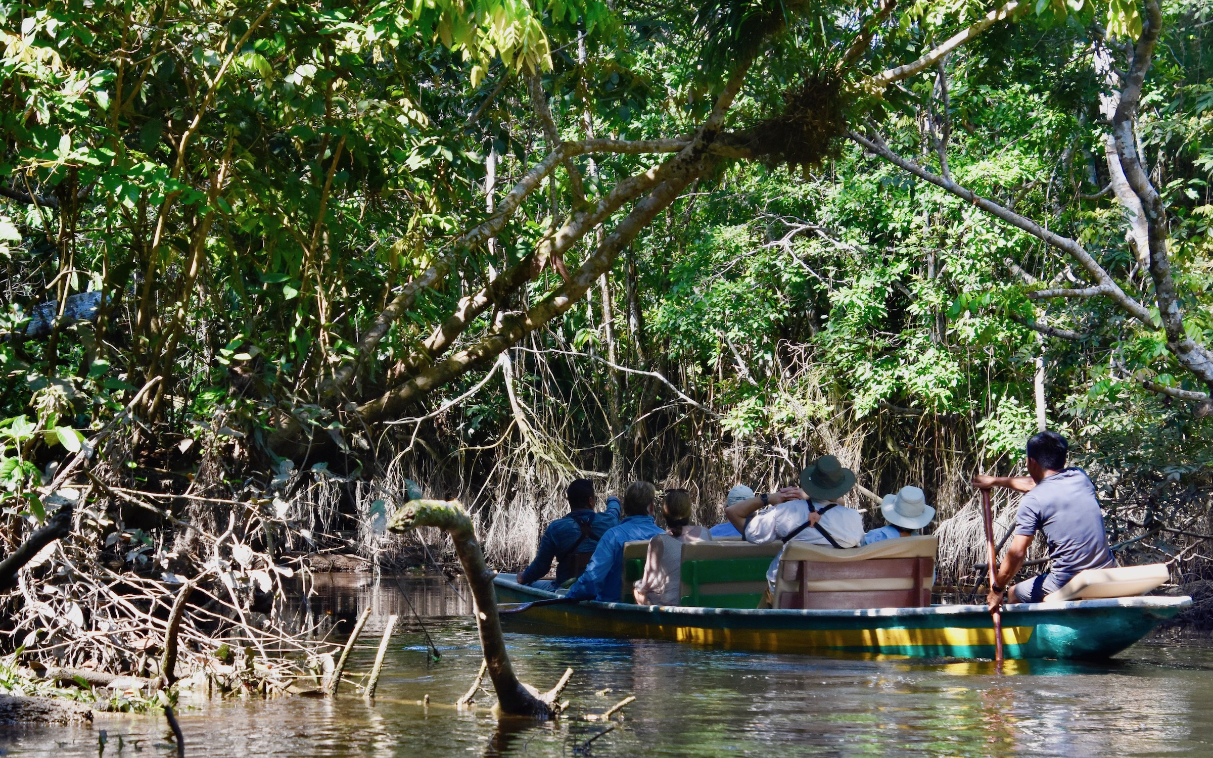 Canoe at the Napo Cultural Center