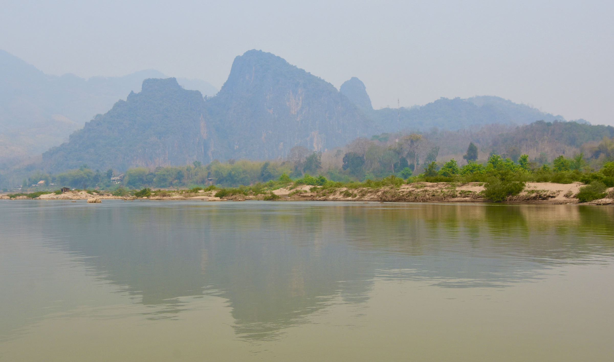 Morning on the Mekong River, Laos
