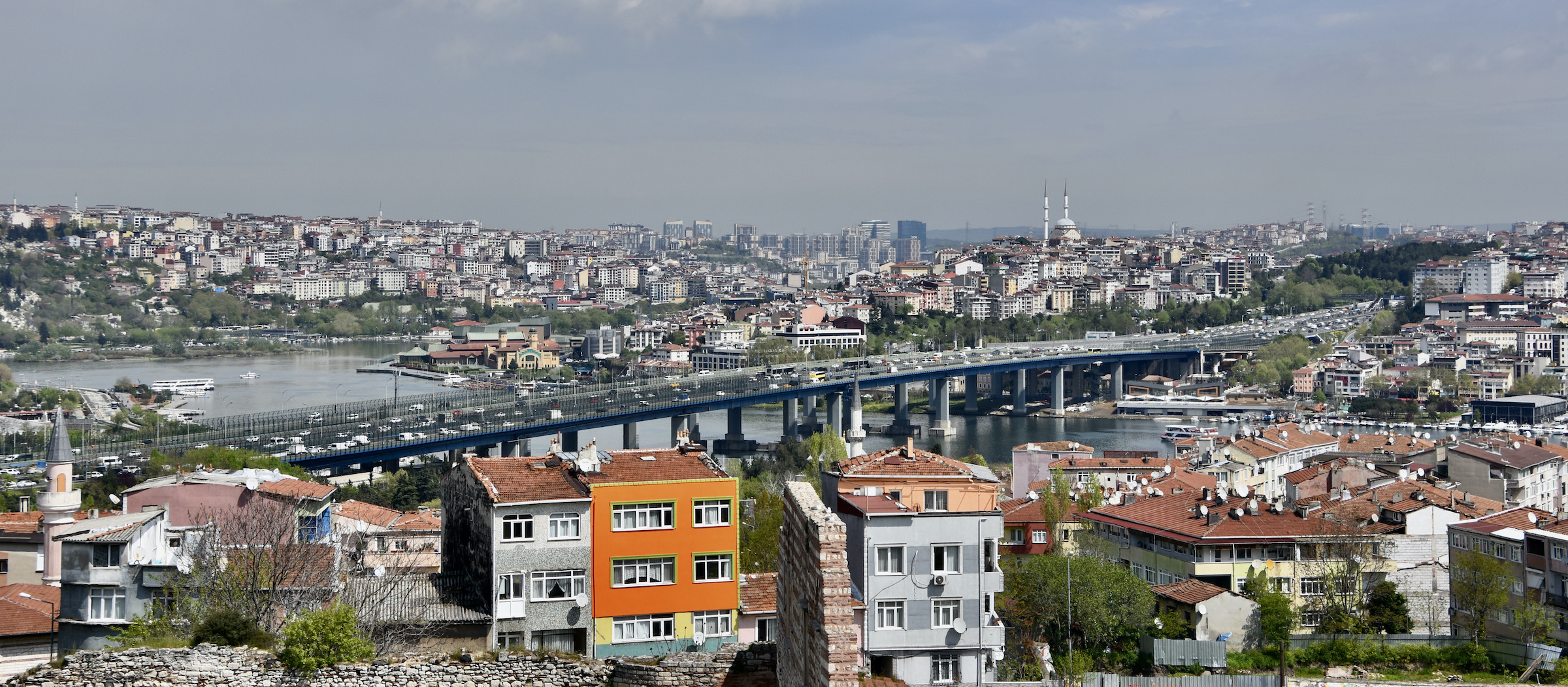View from Tekfur Sarayi Museum, unorthodox Istanbul