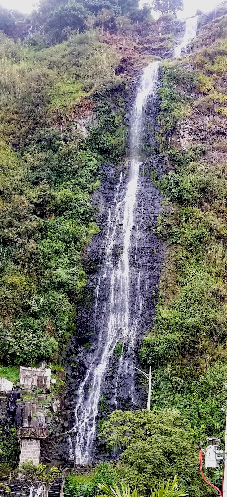 Banos Waterfall, Avenue of the Volcanoes