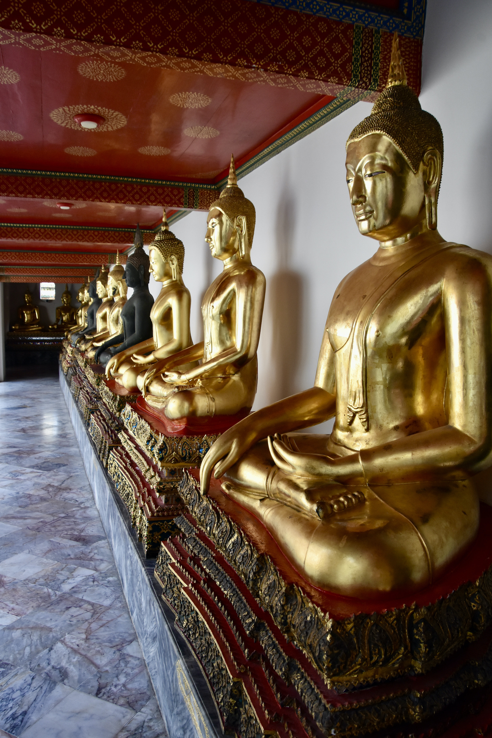Buddhas from Ayutthaya at Wat Pho