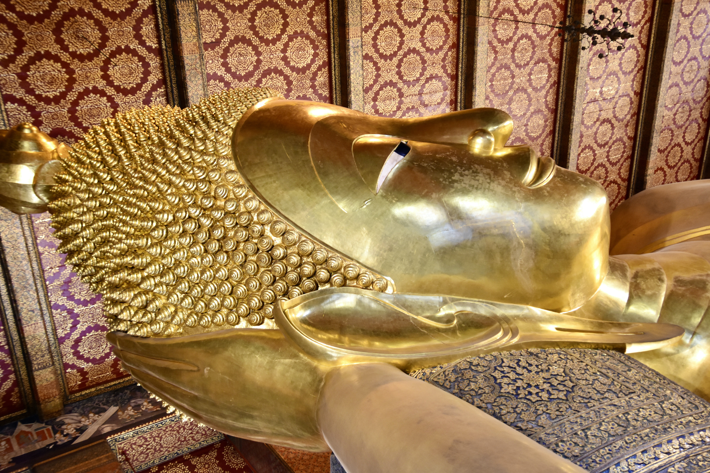 Head of the Reclining Buddha, Wat Pho