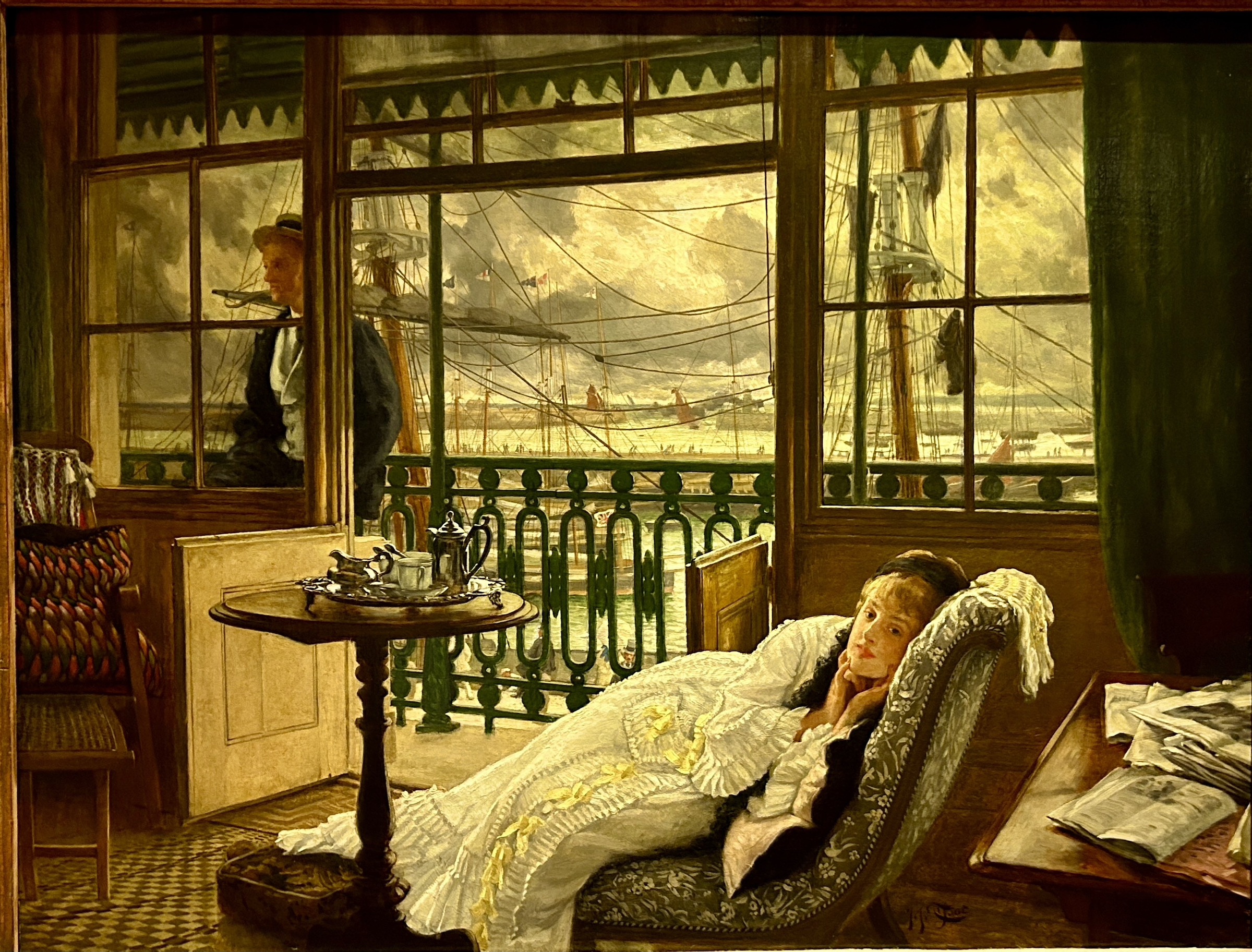 James Tissot - The Passing Storm, Beaverbrook Art Gallery