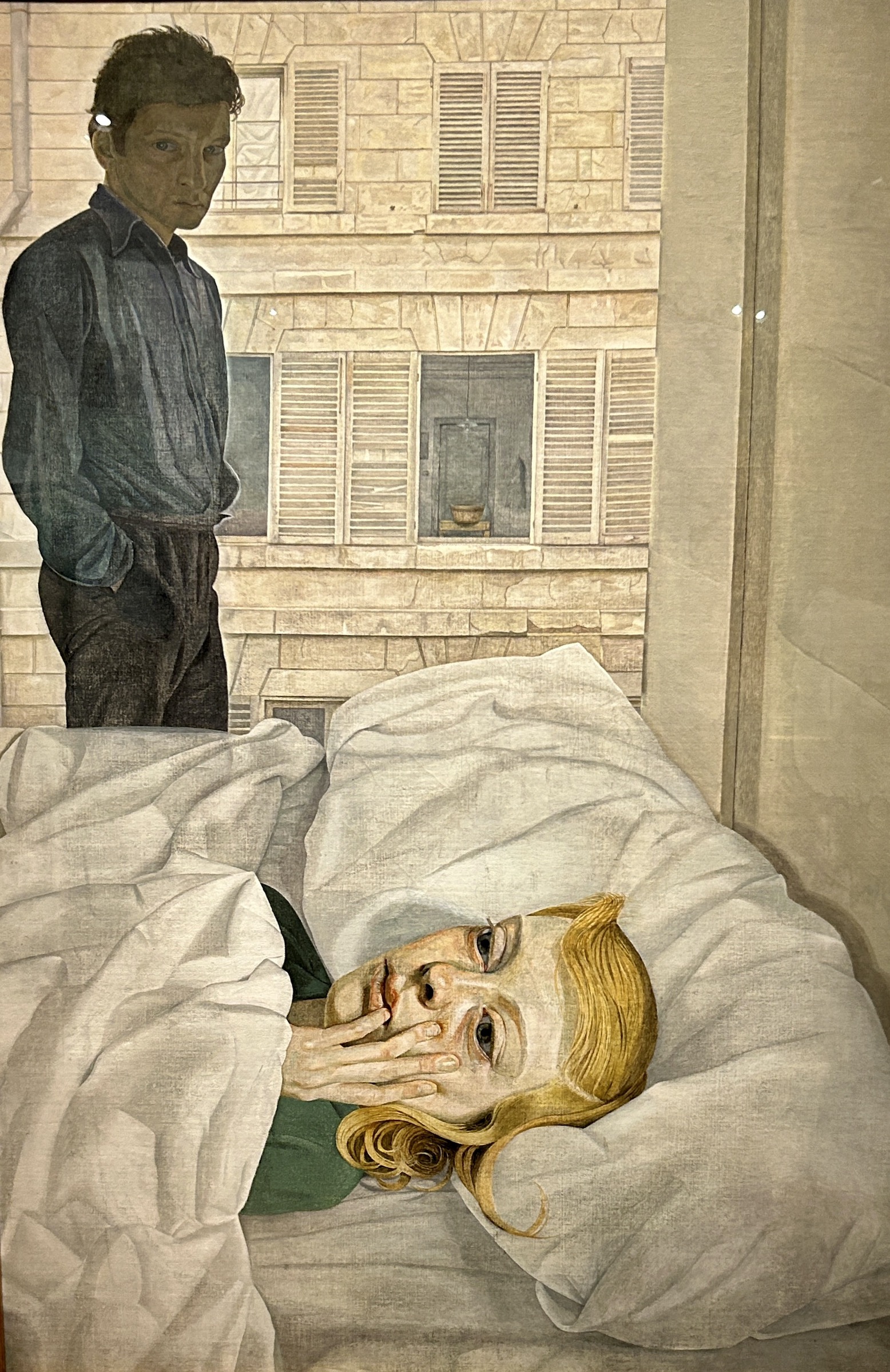 Lucian Freud - Hotel Bedroom, Beaverbrook Art Gallery