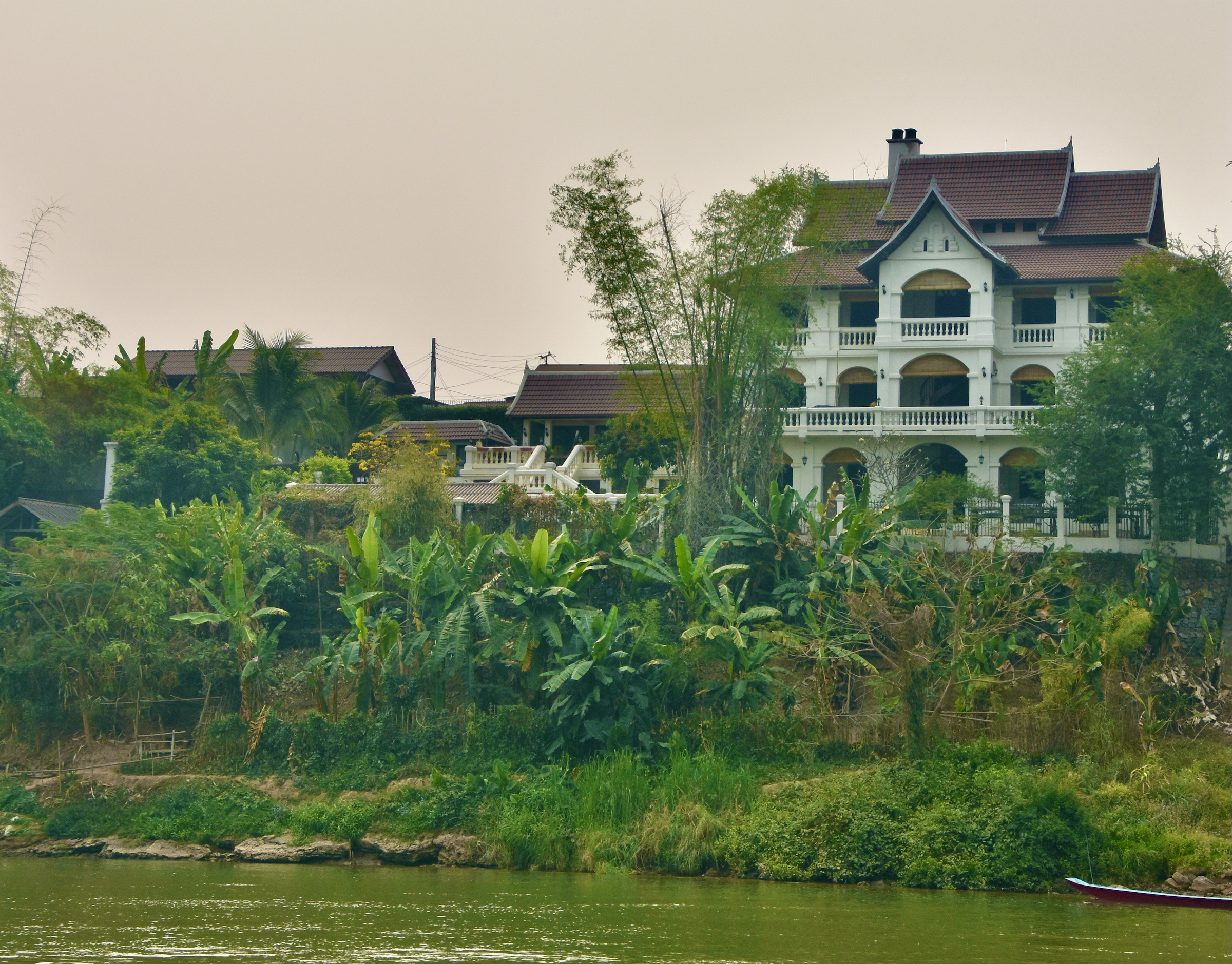 Colonial Era House on the Mekong River