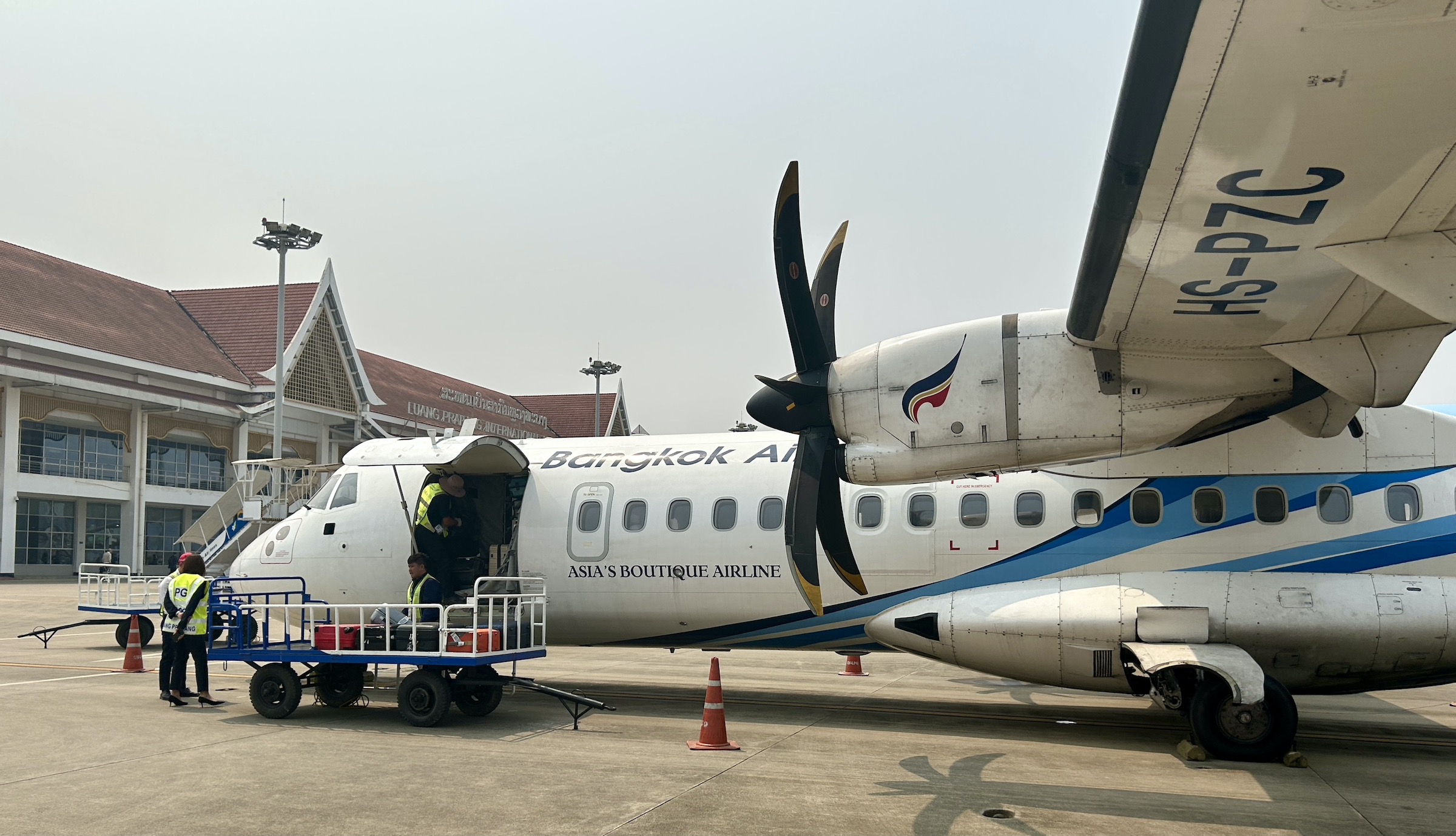Bangkok Airways Plane to Luanf Prabang