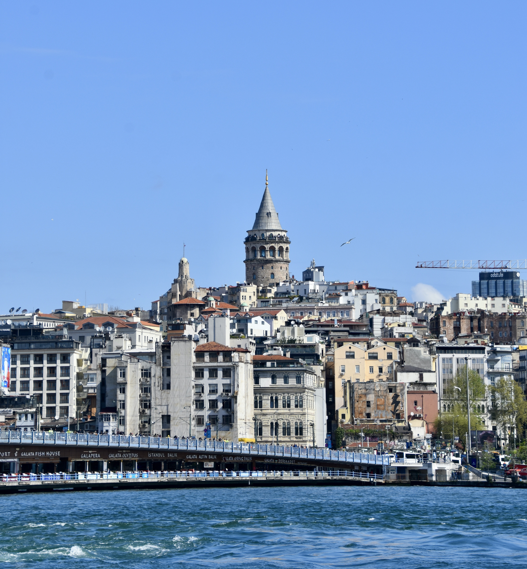 Galata Tower and Pera District from the Bosphorus