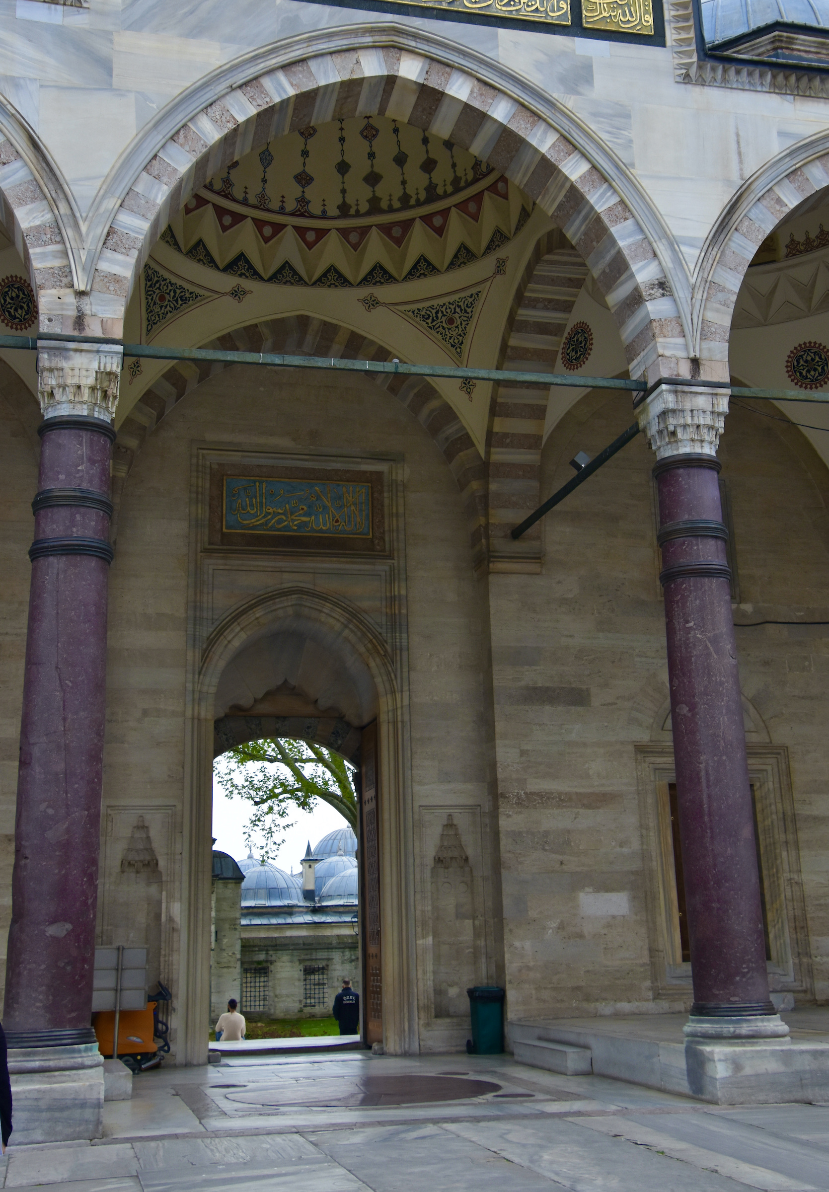 Porphry Pillars at the Royal Entrance, before Cooking Alaturka