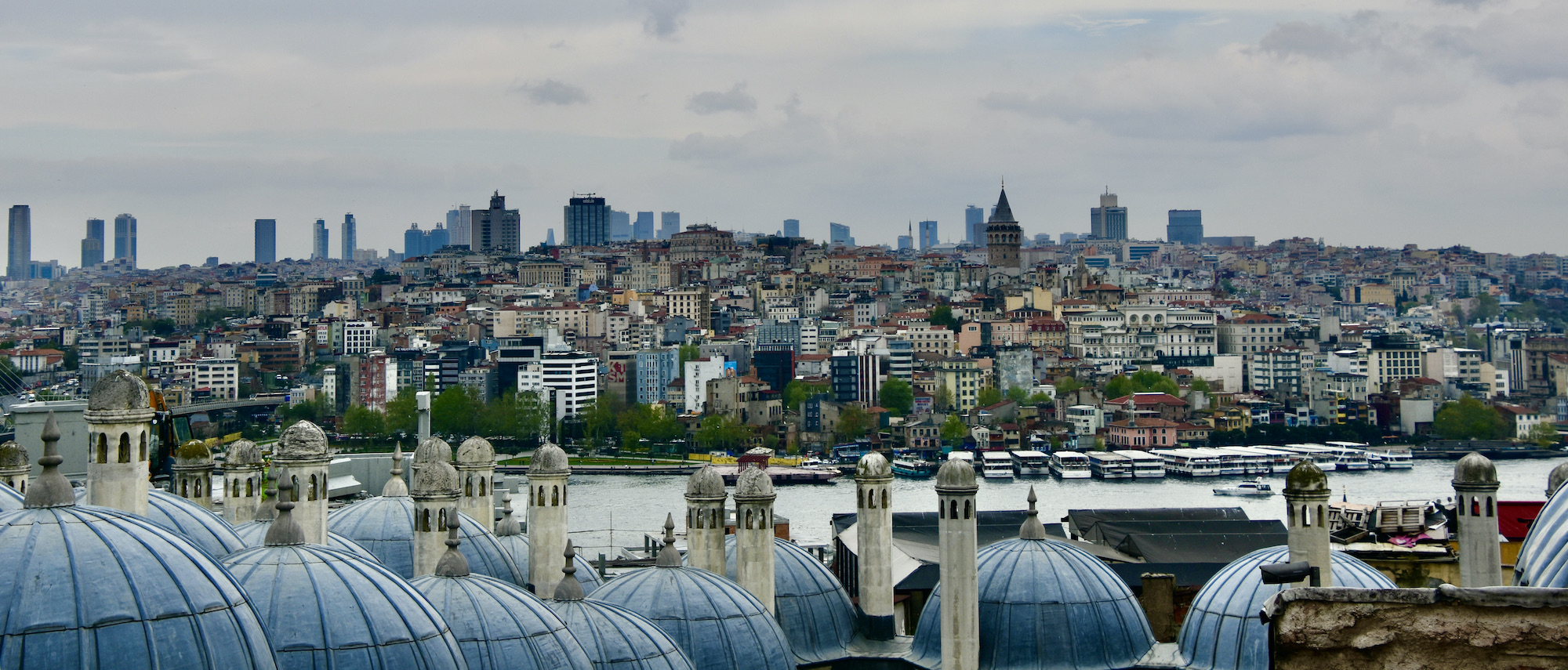 View From the Mosque of Suleiman brefore heading to Cooking Alaturka