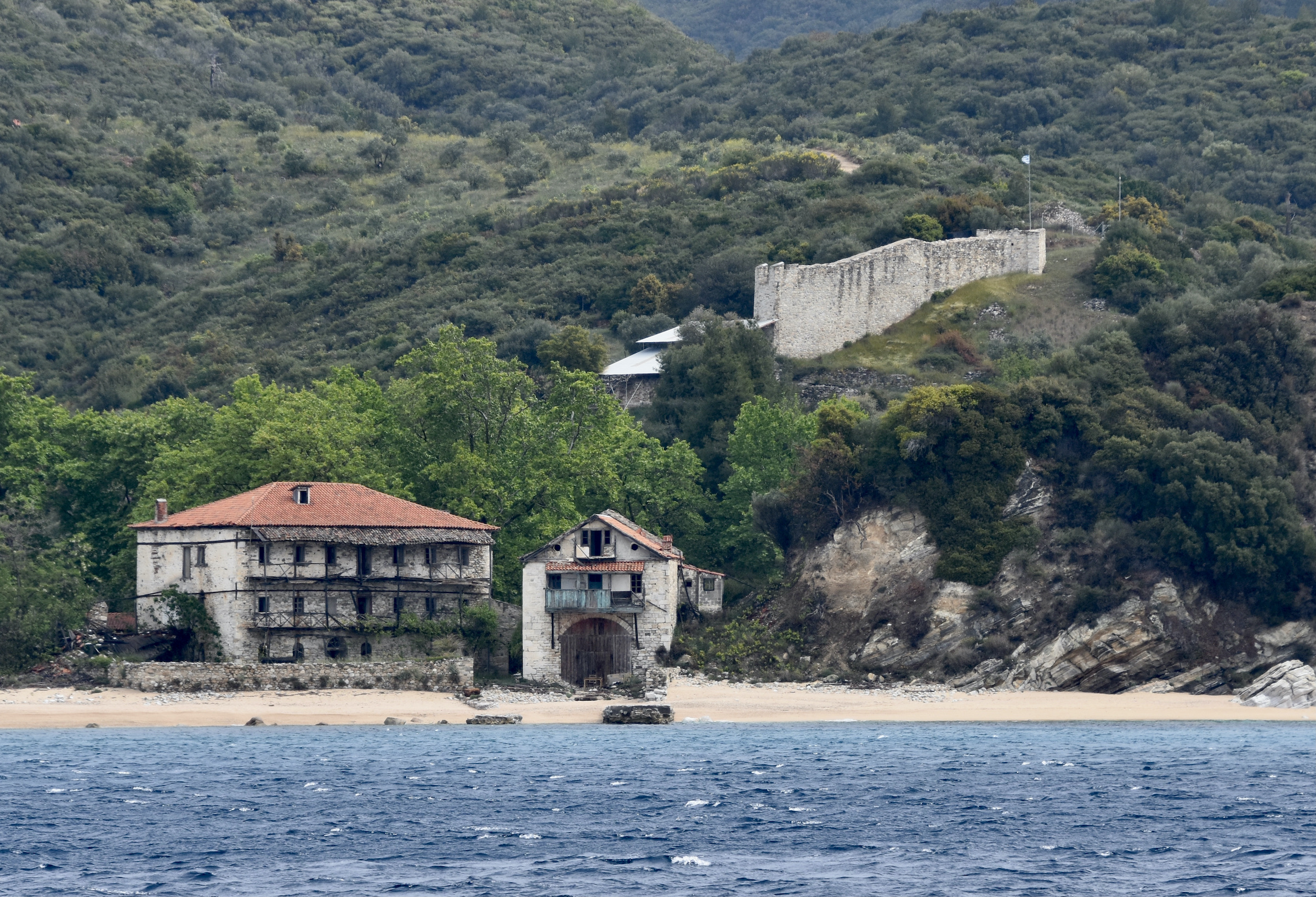 Wall of Mount Athos