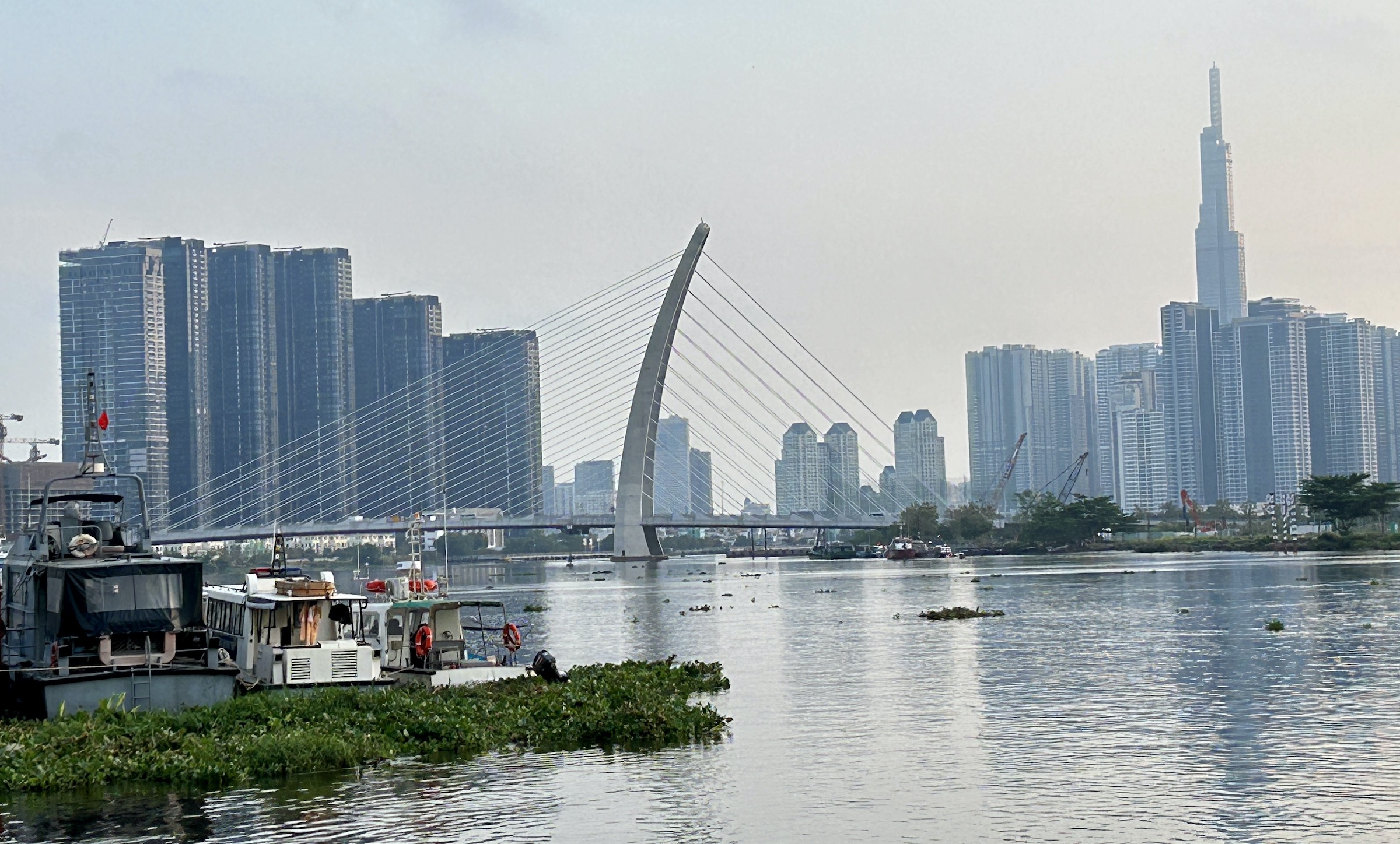 Morning on the Saigon River, Vietnam