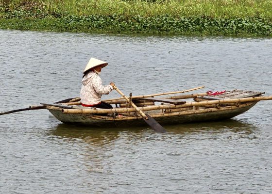 Boat Rower, Van Long Vietnam