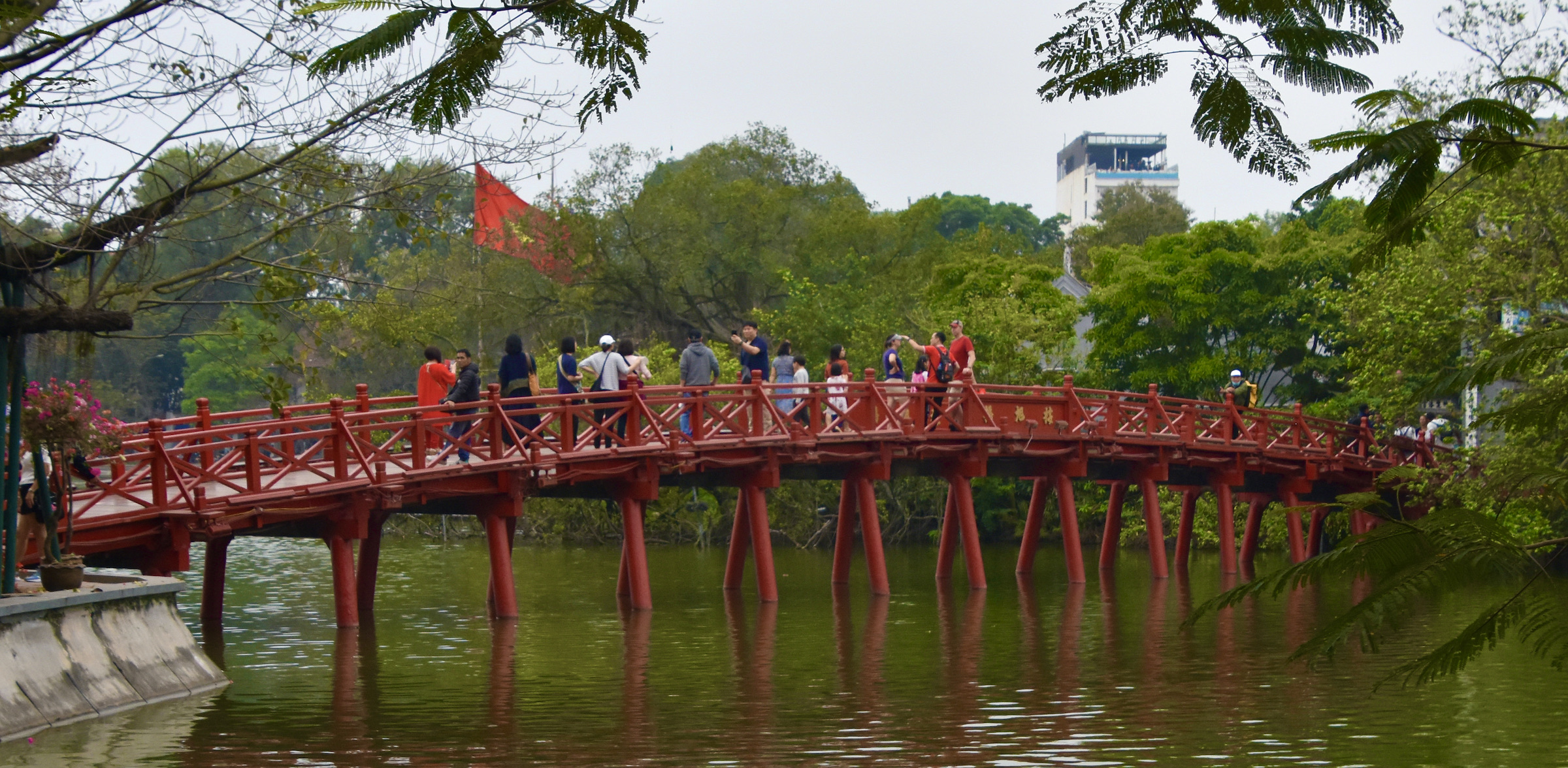 The Huc Bridge, Hanoi