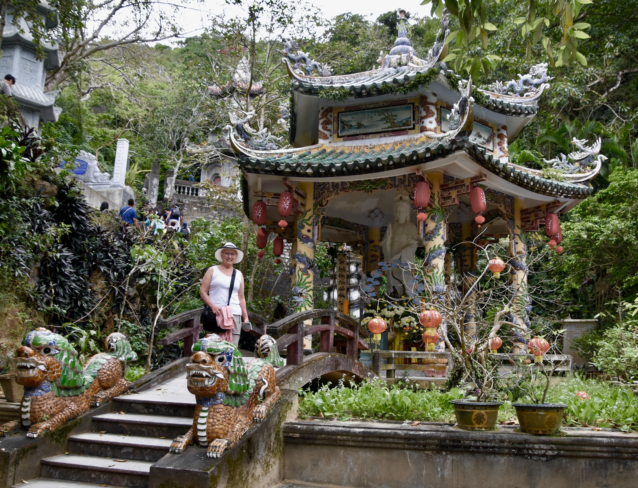 Alison at the Second Pagoda, Da Nang