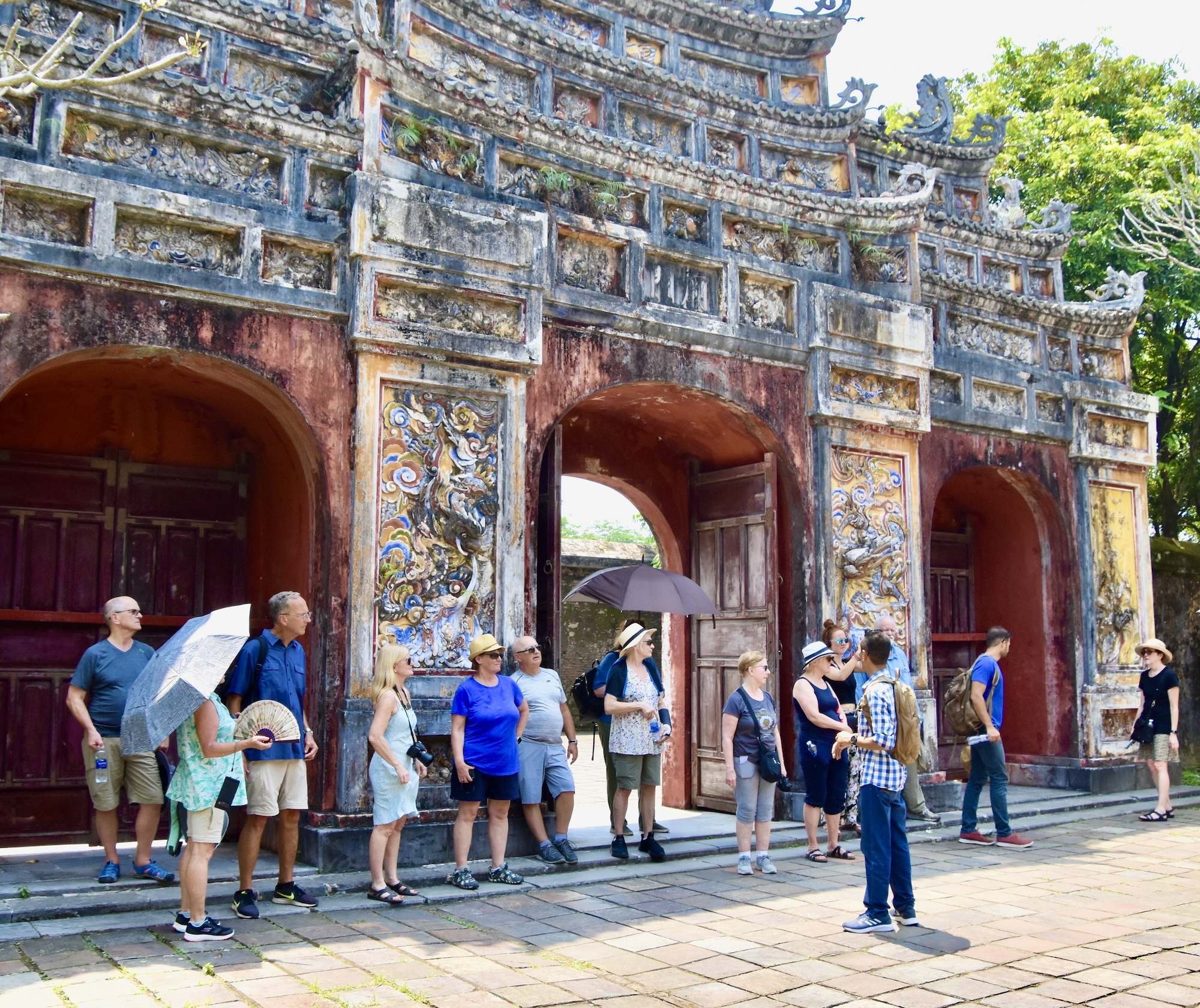 Inside the Imperial City of Hue