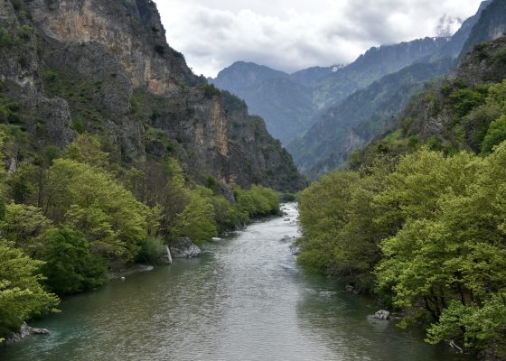 View from Konitsa Bridge, Epirus