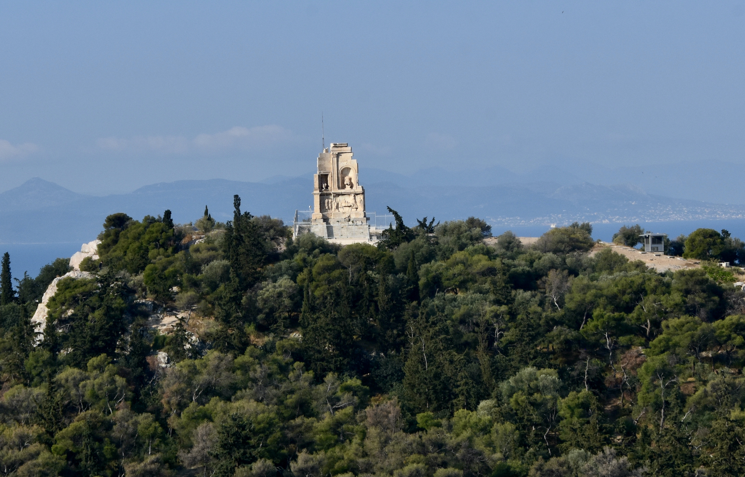 Philopappos Monument from the Acropolis