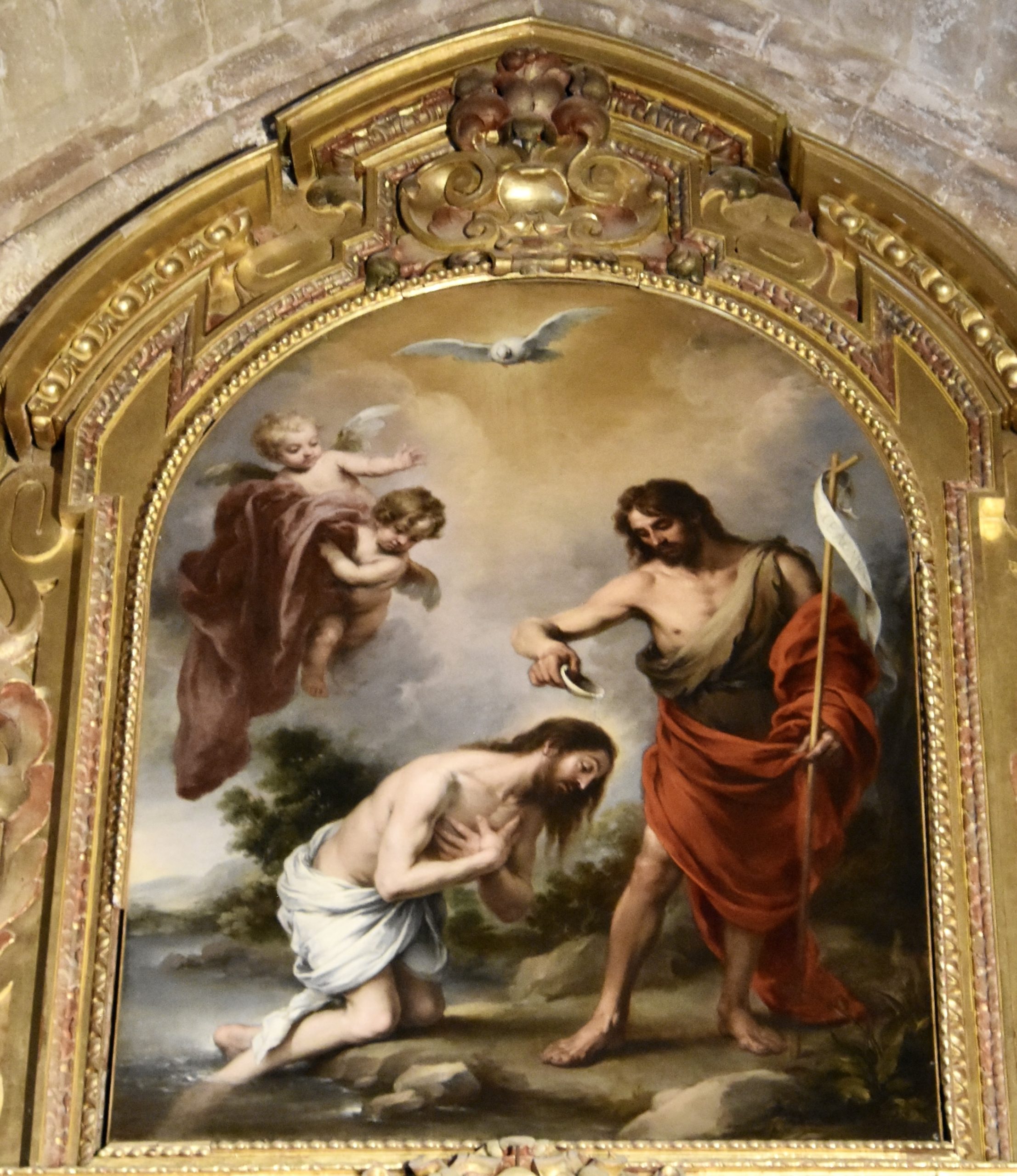 Murillo - Baptism of Christ, Seville Cathedral