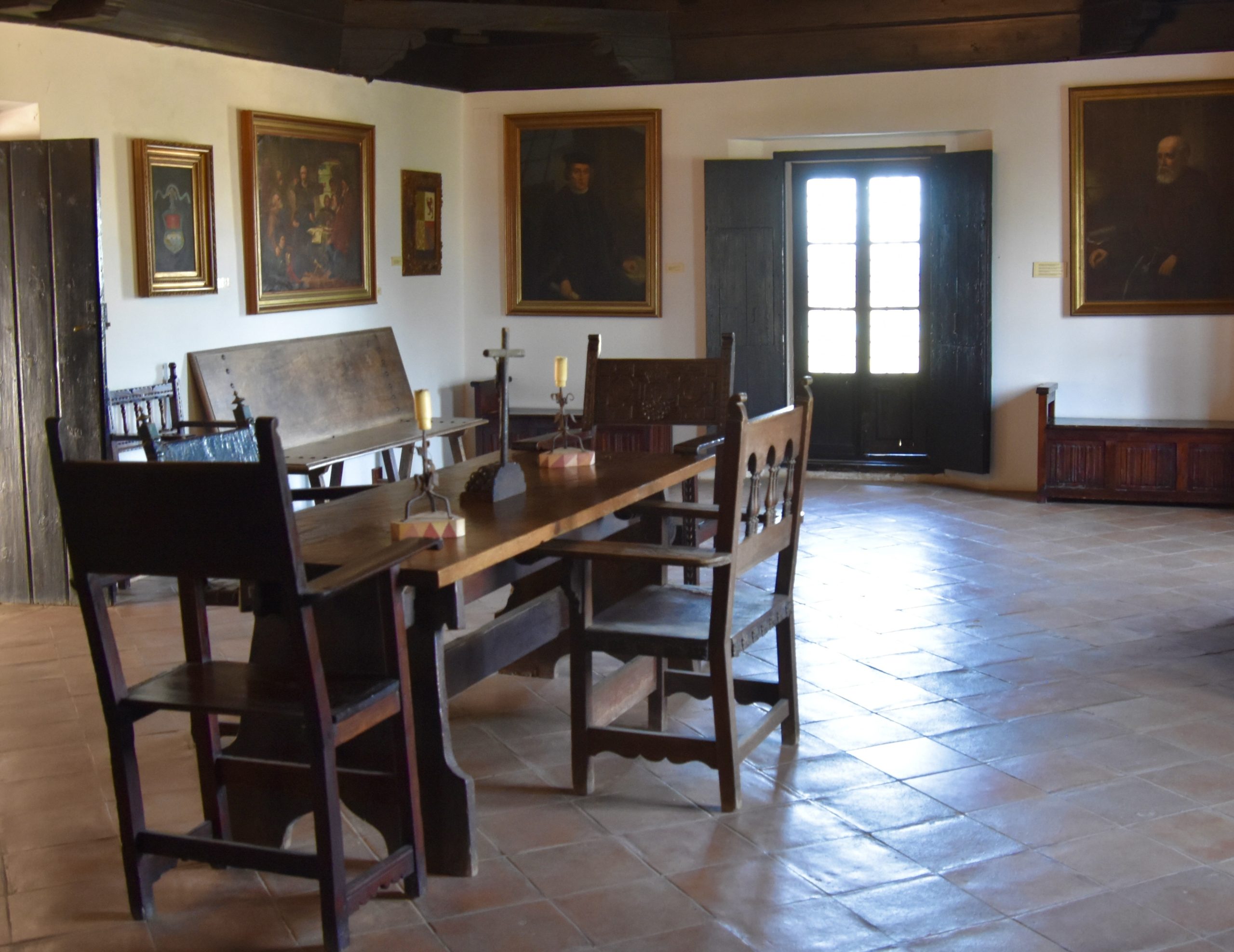 Room in La Rabida Where Columbus Met With the Townsfolk