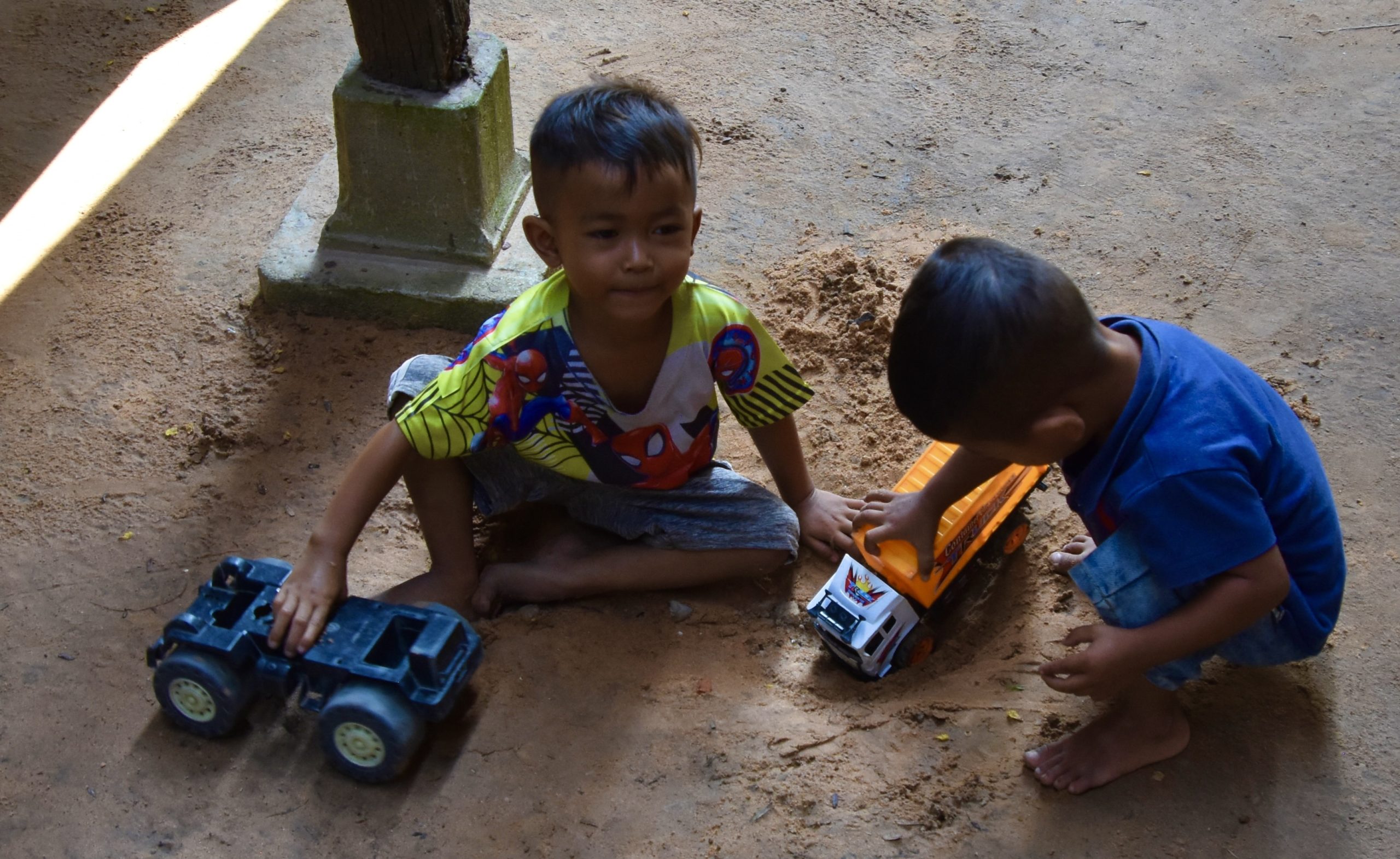 Boys & Trucks near Siem Reap