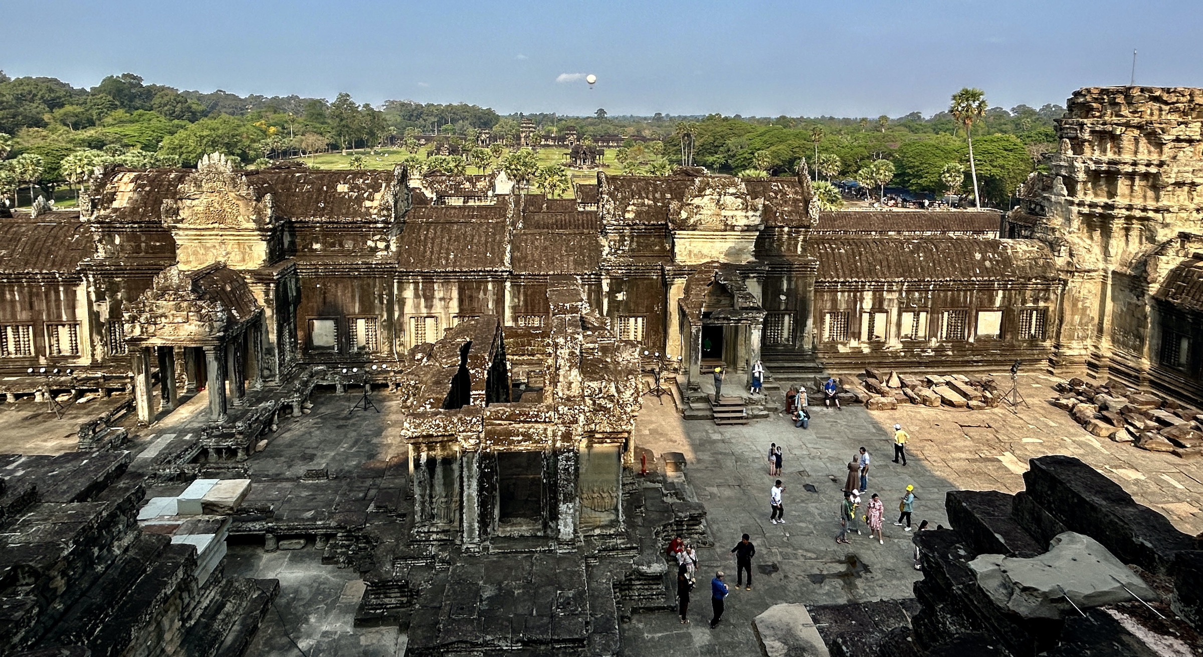 Looking West from the Top, Angkor Wat