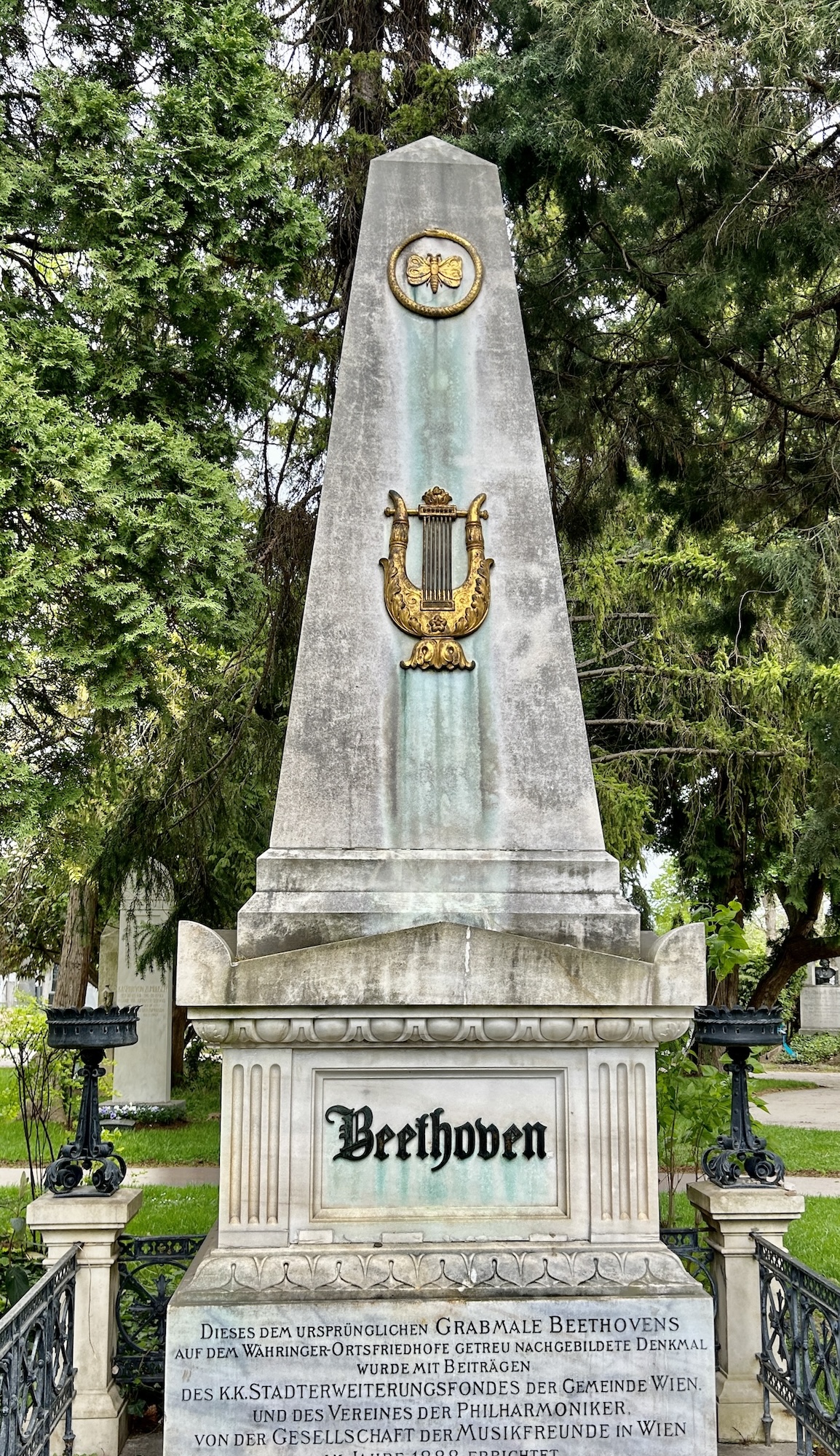 Beethoven's Grave, Vienna