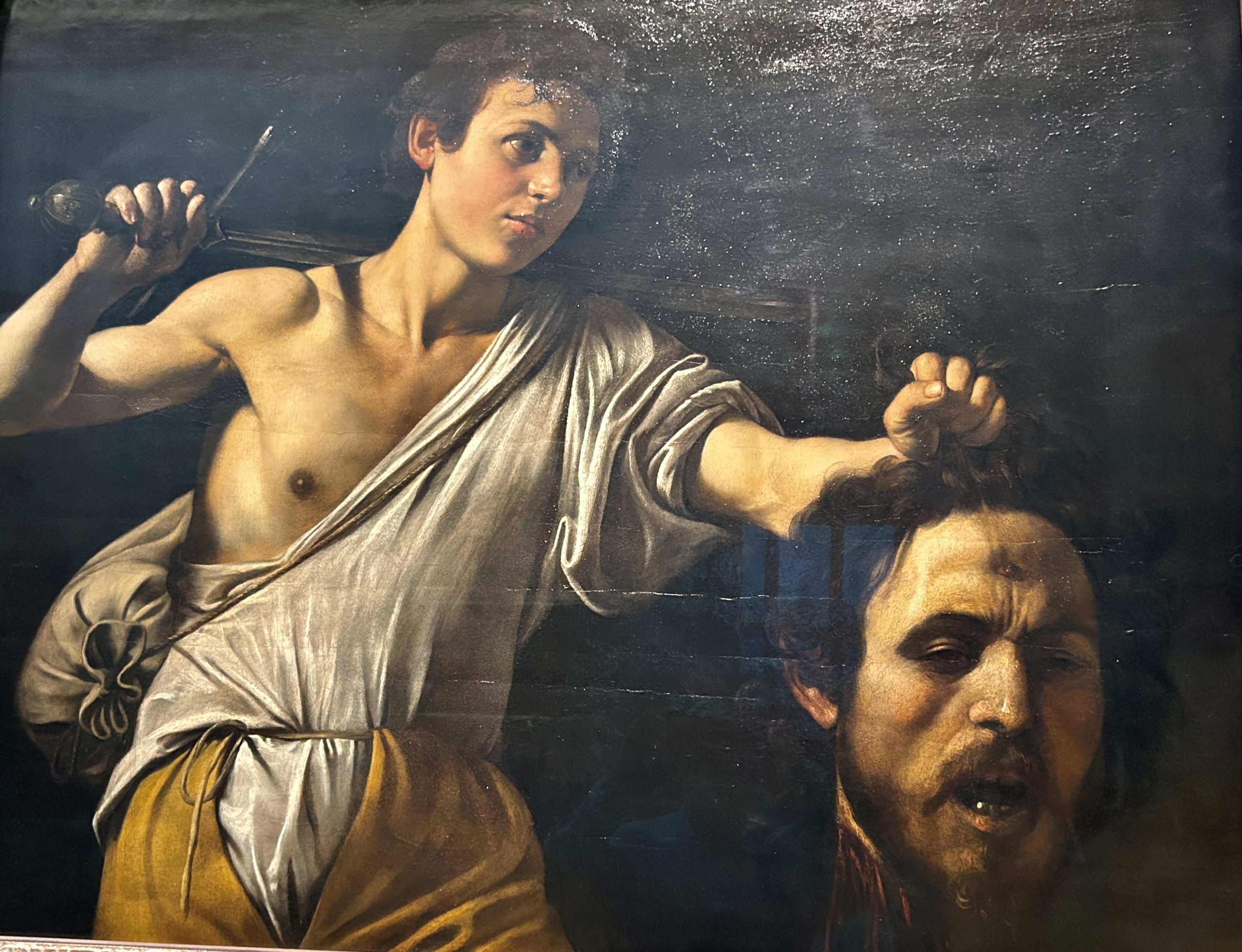 David & Goliath, Kunstshistoriches Museum, Vienna