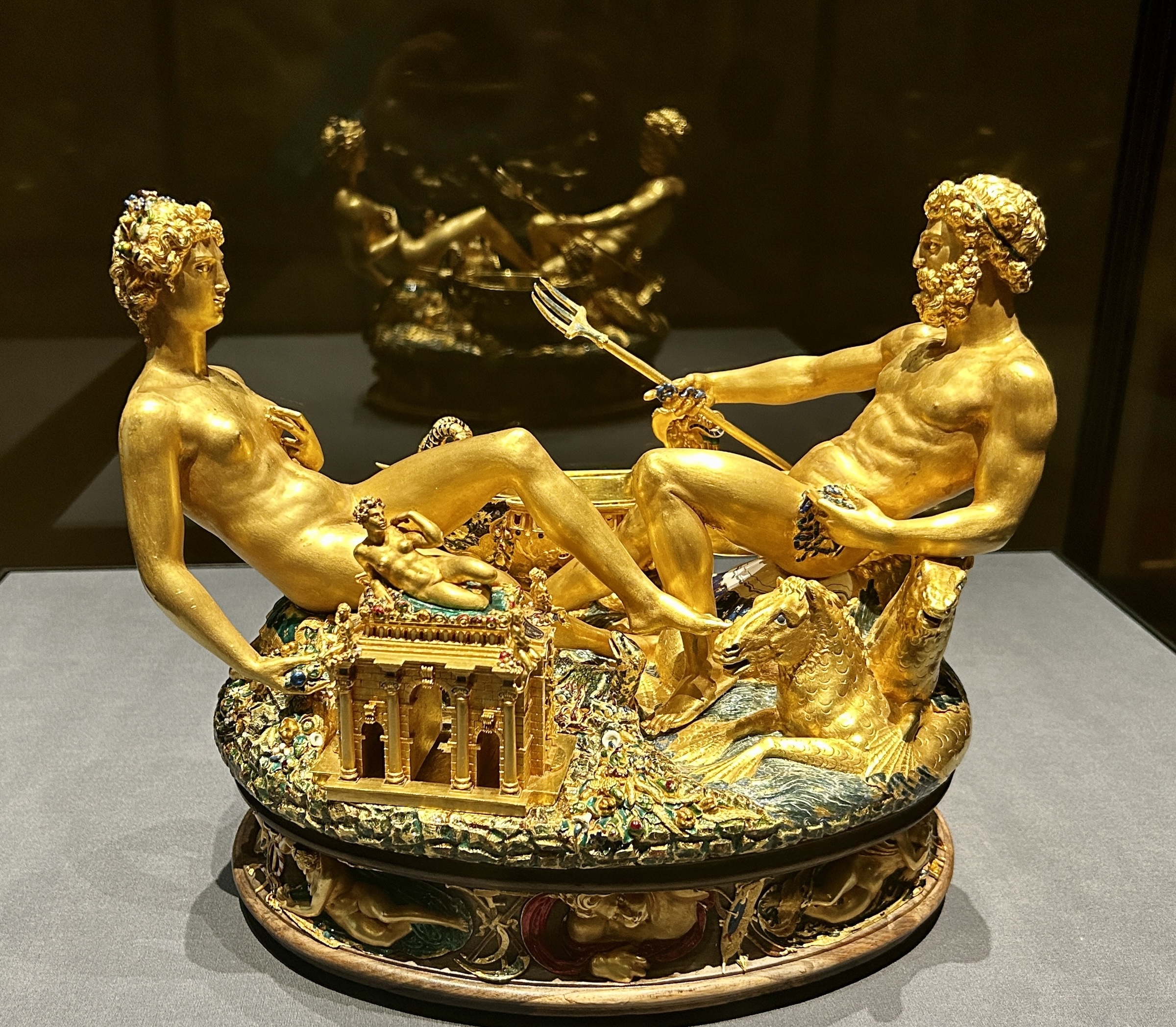 Cellini- Salt Cellar, Kunsthistoriches Museum, Vienna