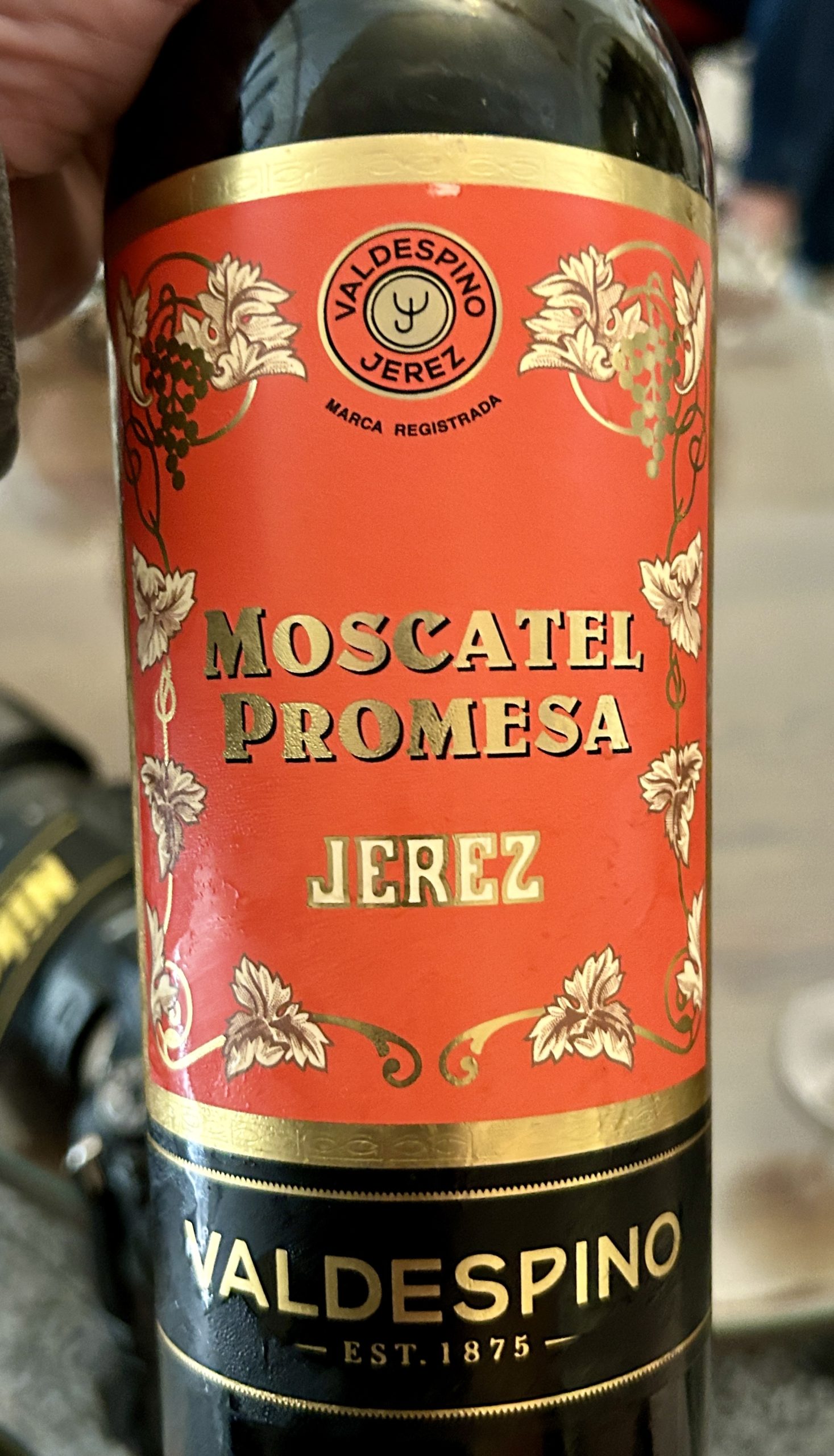 Moscatel Promesa from Jerez
